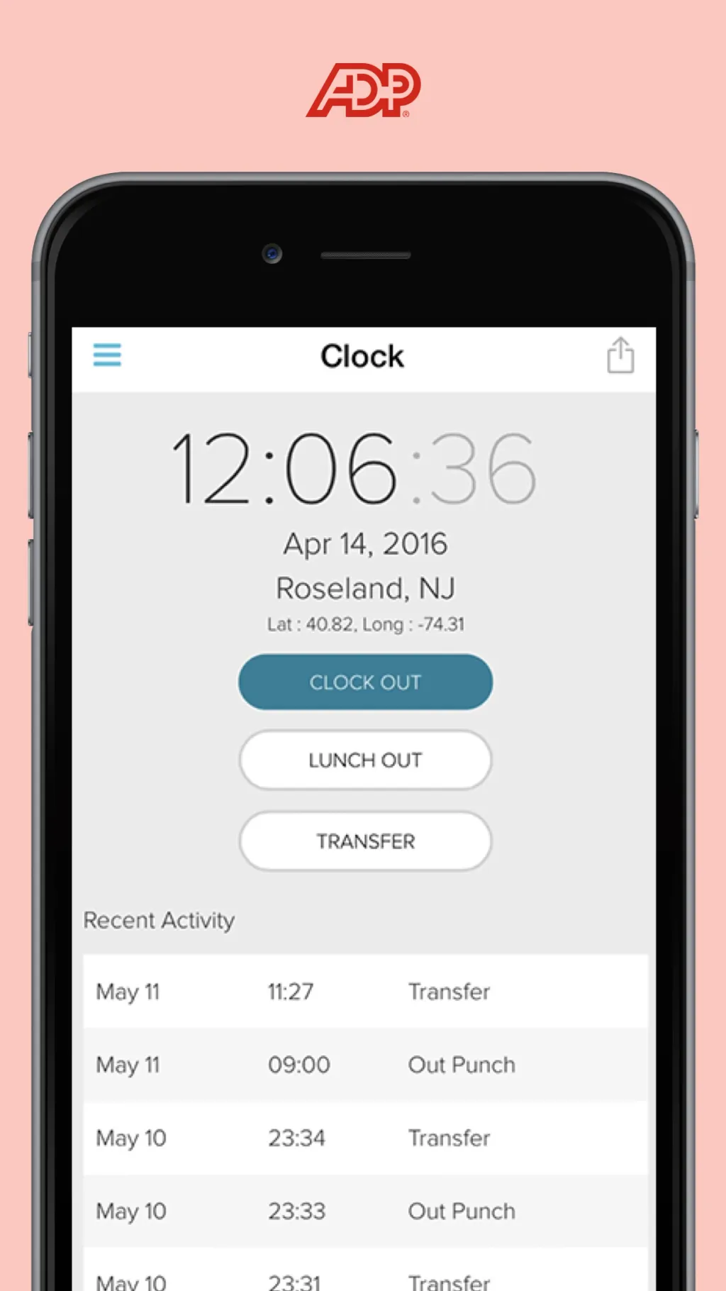 ADP Mobile Solutions screenshot 2