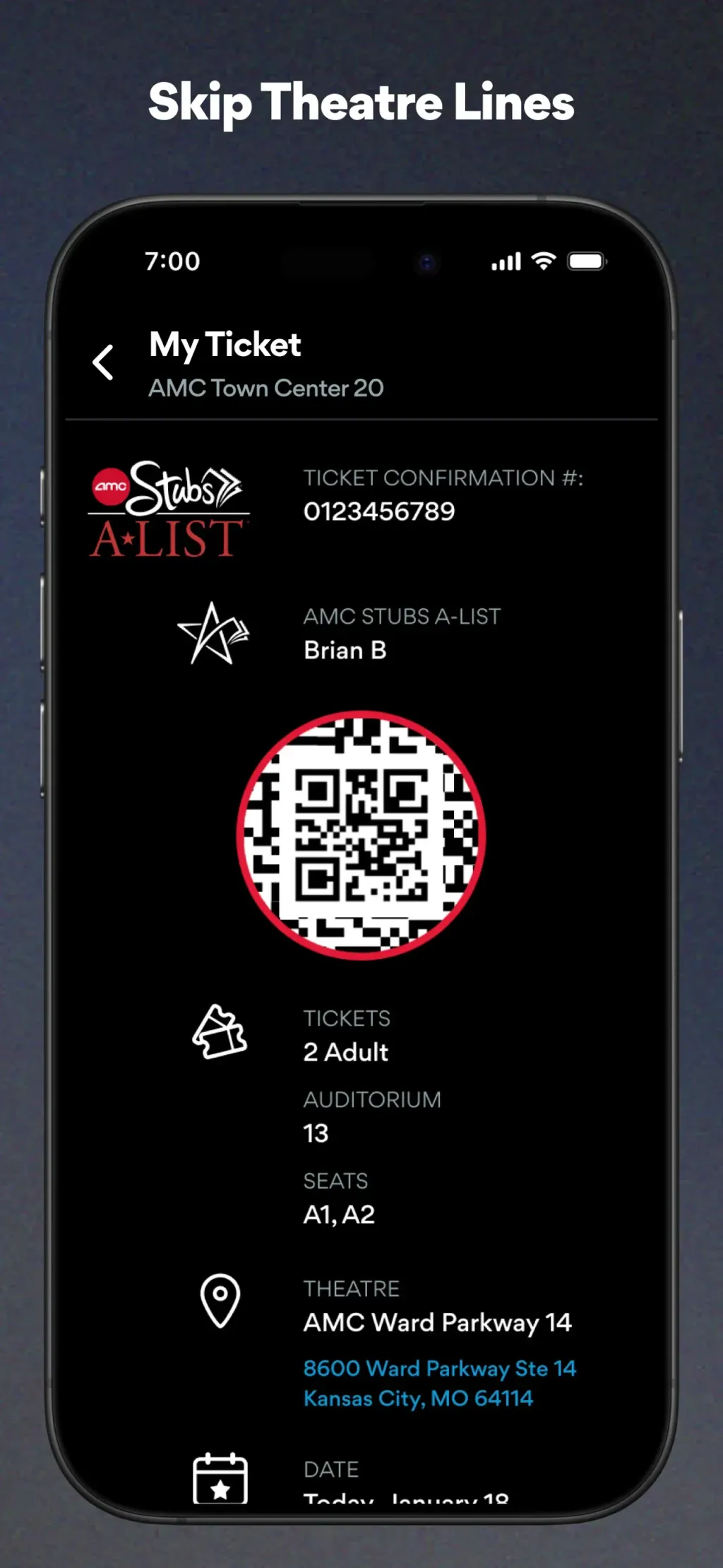 AMC Theatres: Movies & More App Store screenshot 4