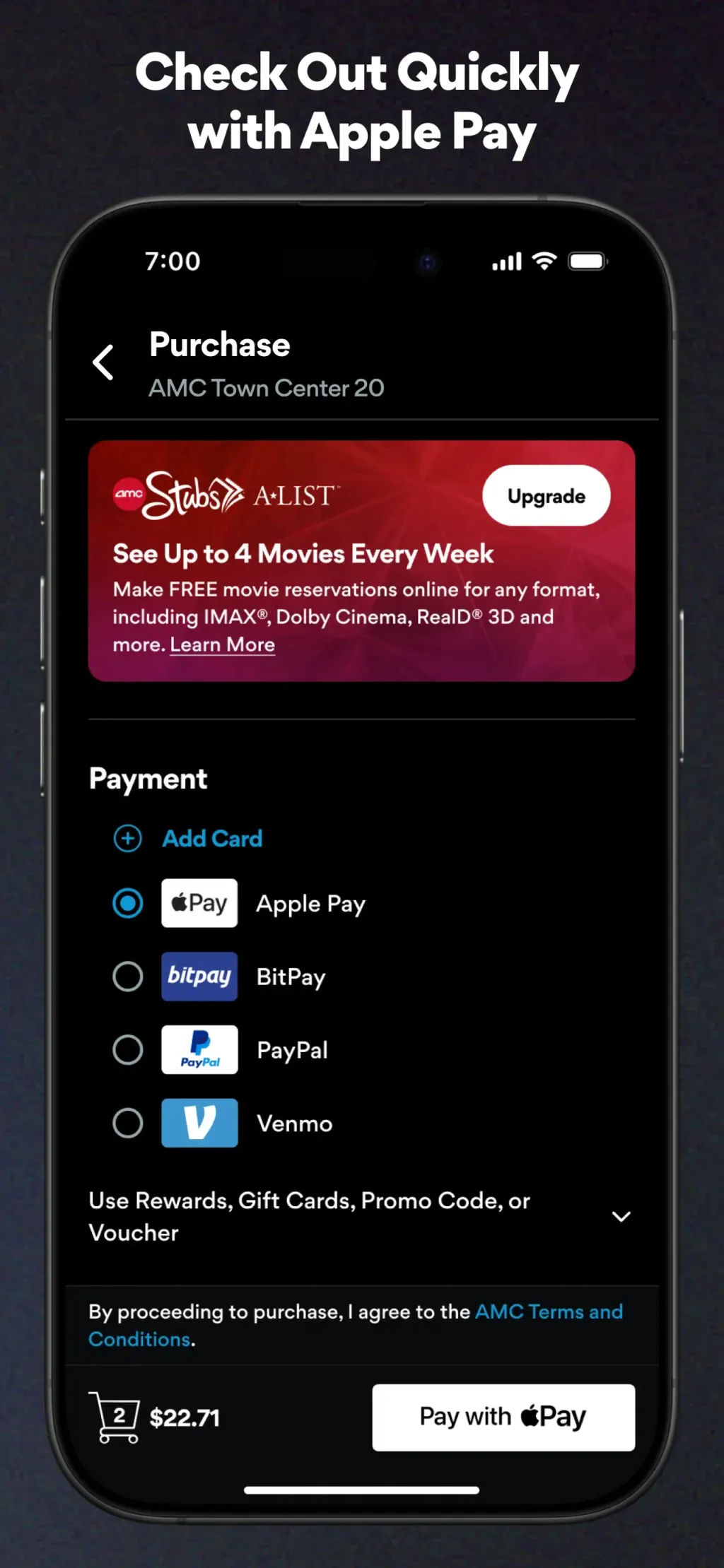 AMC Theatres: Movies & More App Store screenshot 6