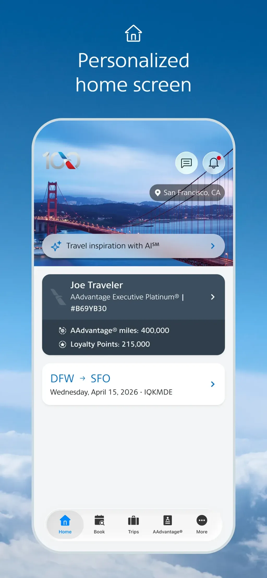American Airlines App Store screenshot 1