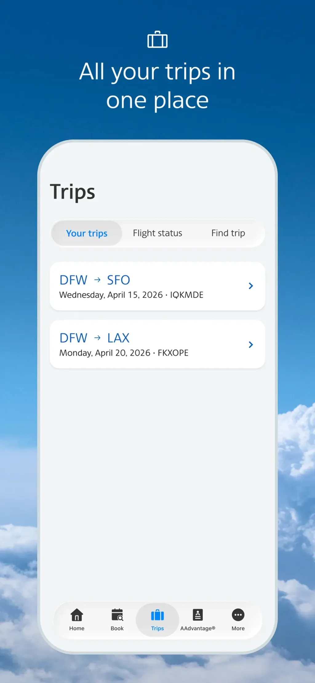 American Airlines App Store screenshot 4