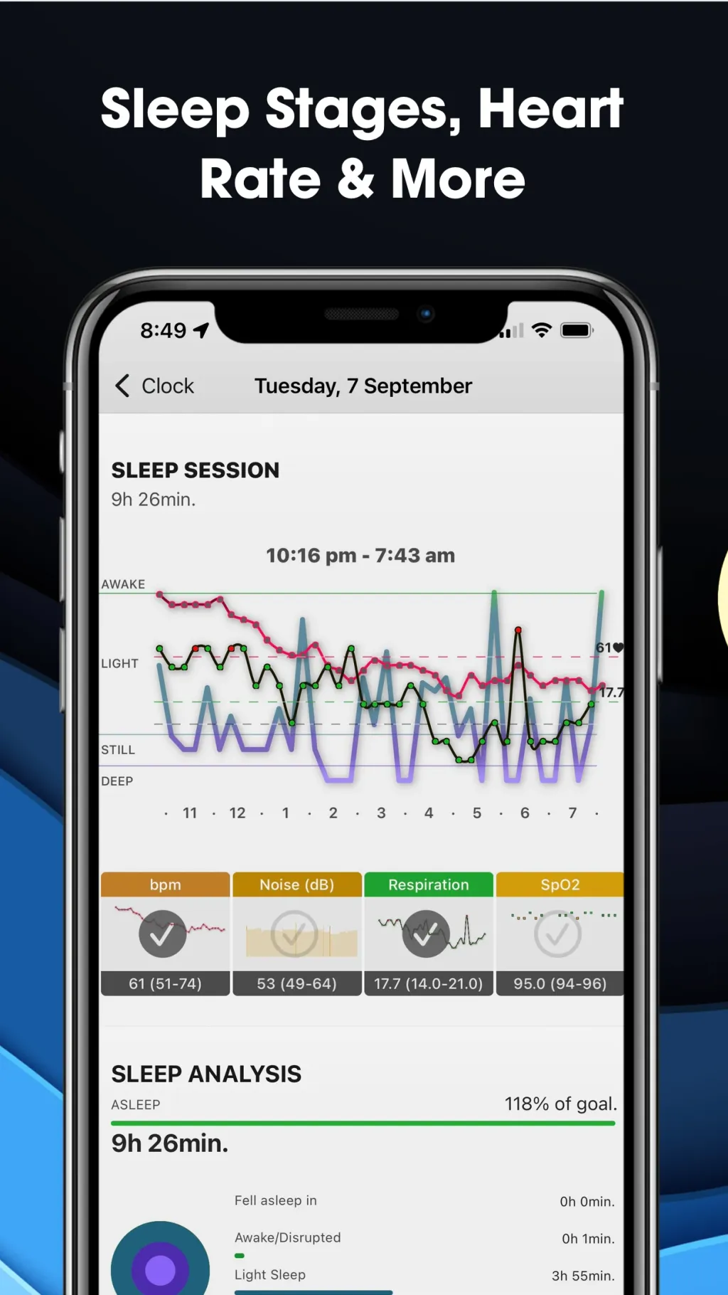 AutoSleep: Watch Sleep Tracker App Store screenshot 8