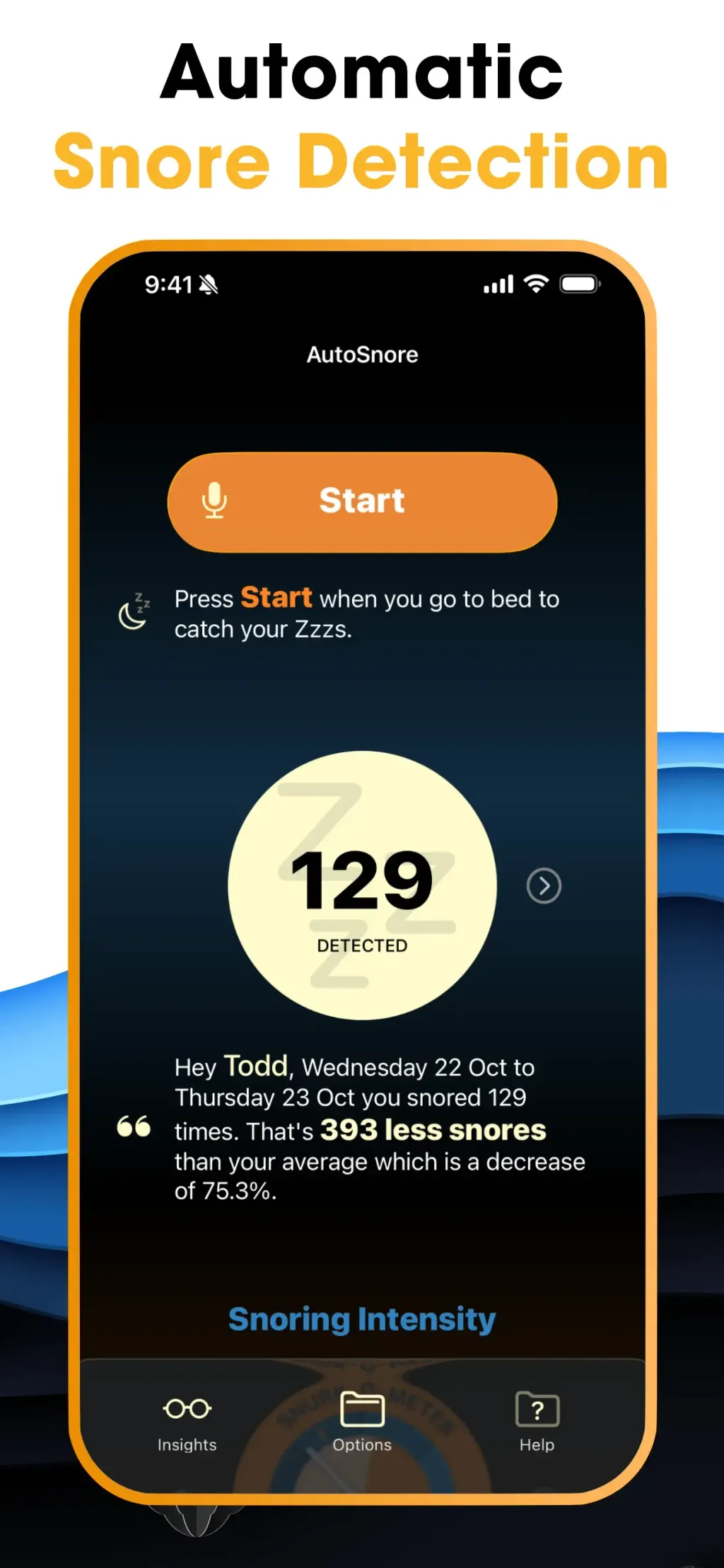 AutoSnore: Snoring Recorder App Store screenshot 2
