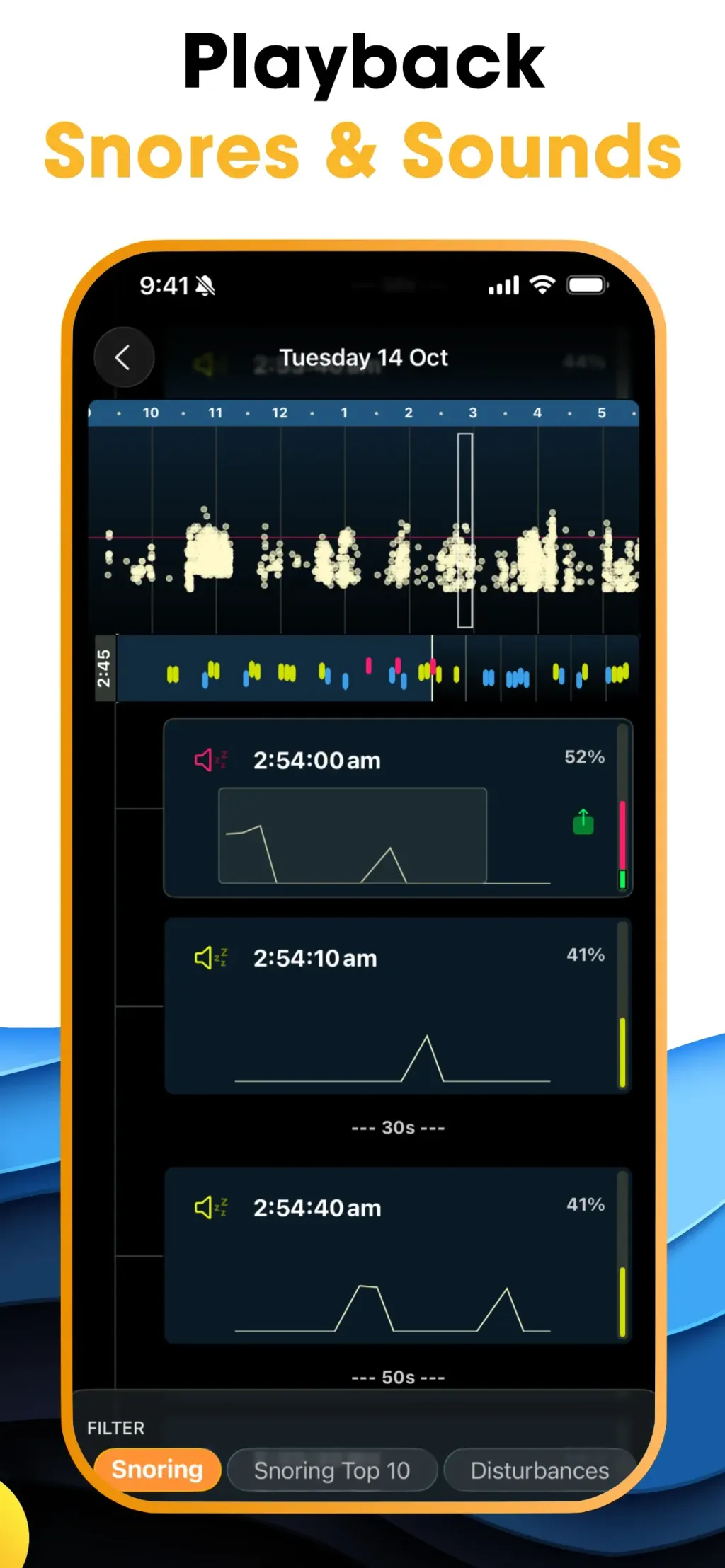 AutoSnore: Snoring Recorder App Store screenshot 4