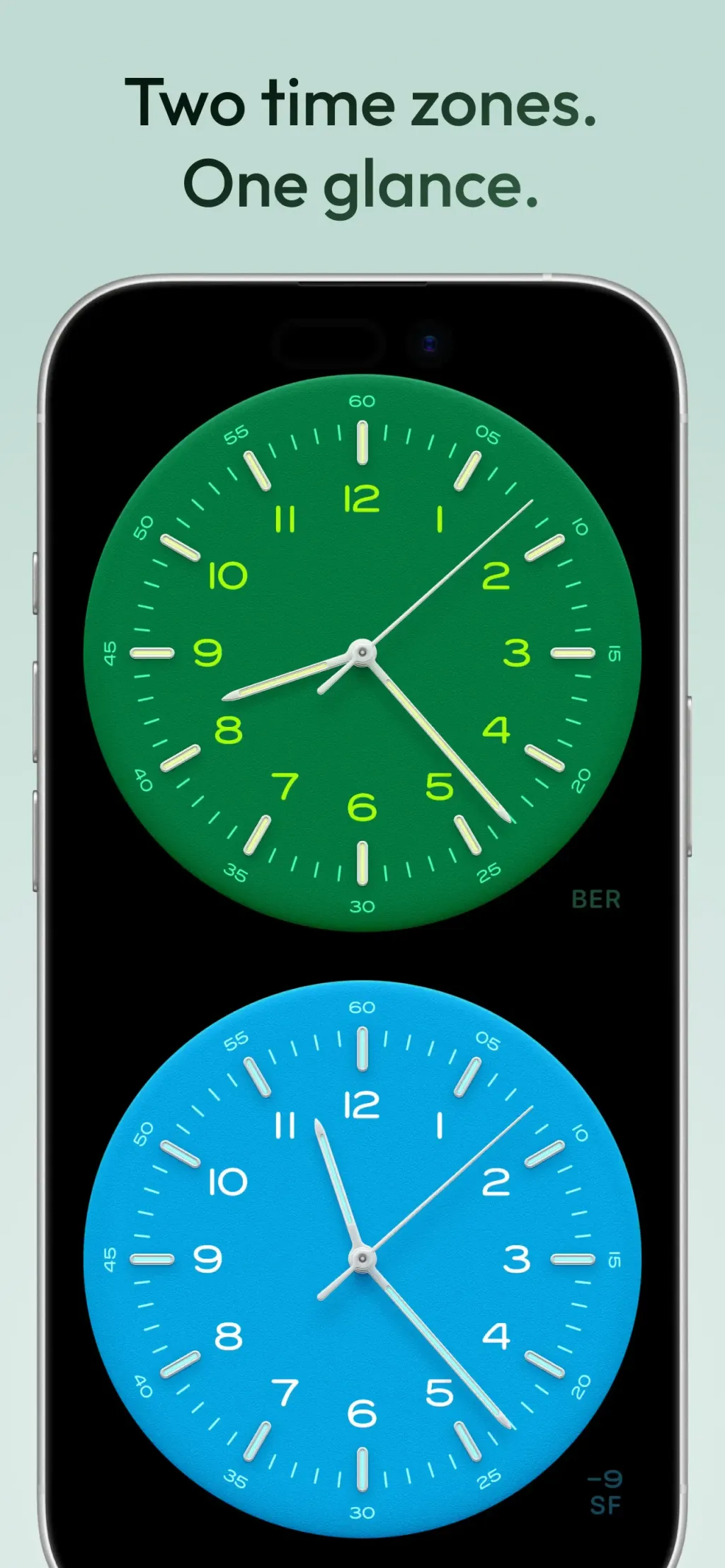 Bauhaus Clock App Store screenshot 2