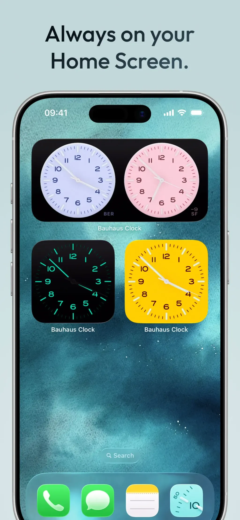 Bauhaus Clock App Store screenshot 6