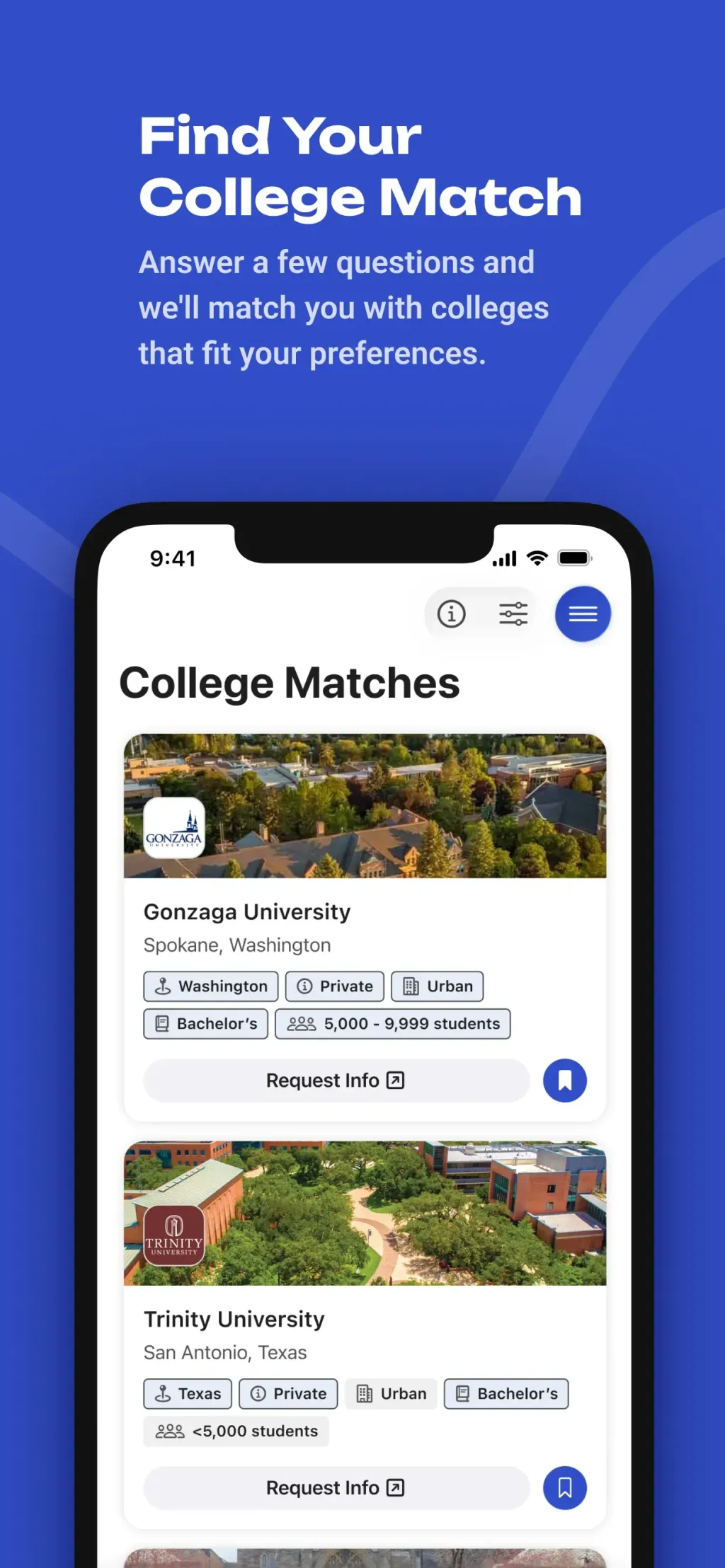 BigFuture School App Store screenshot 5