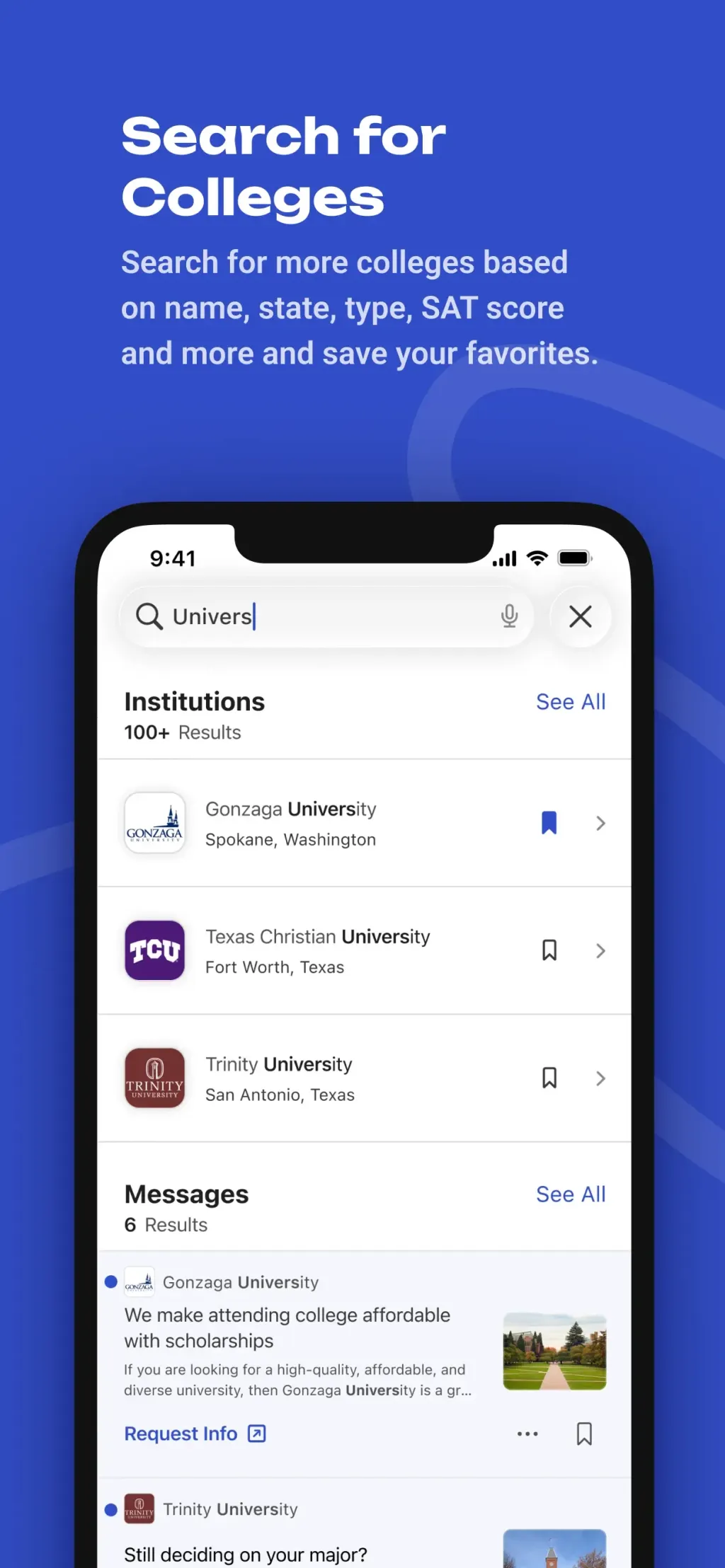 BigFuture School App Store screenshot 7