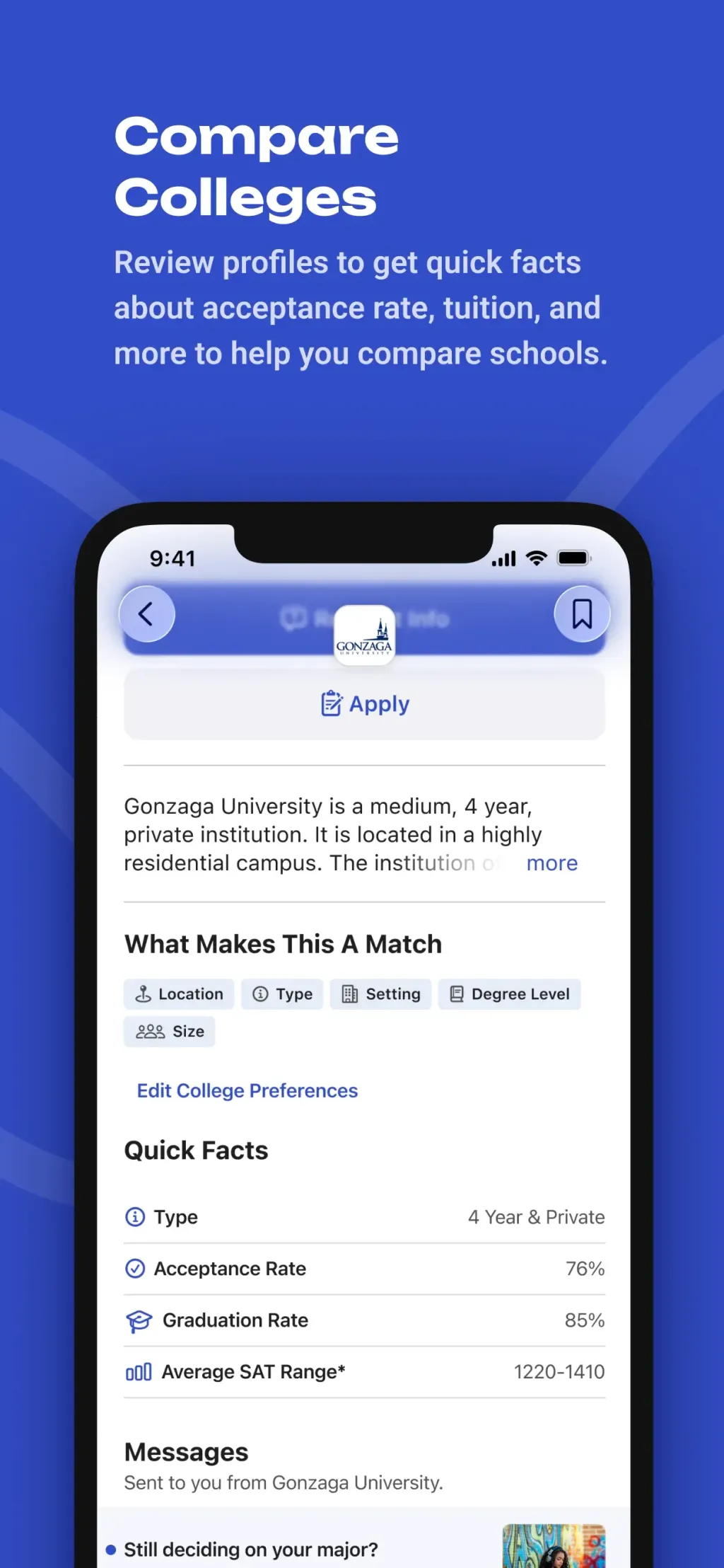 BigFuture School App Store screenshot 8