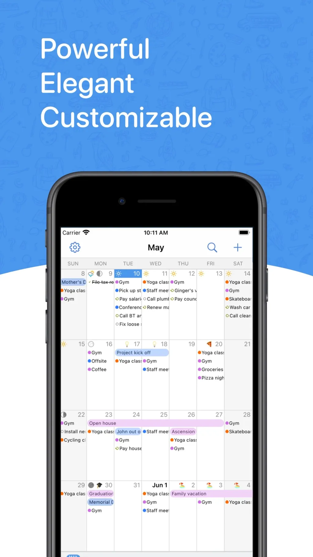 BusyCal: Calendar & Tasks App Store screenshot 1