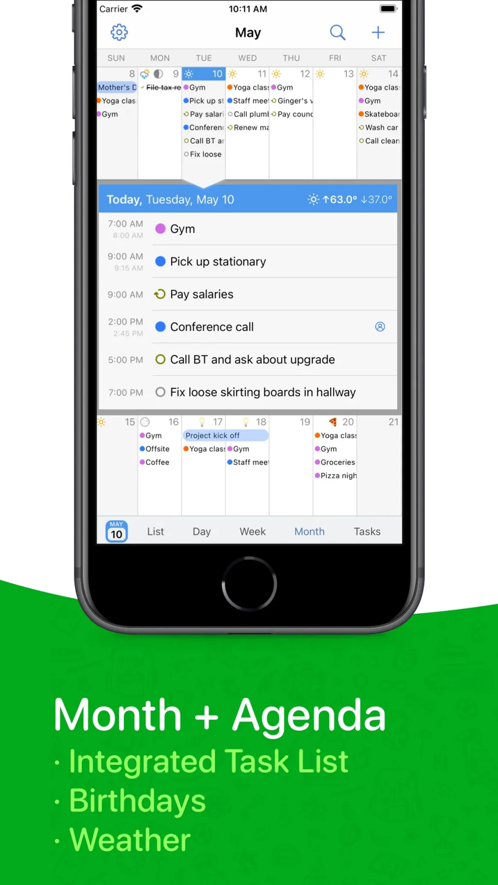 BusyCal: Calendar & Tasks App Store screenshot 2