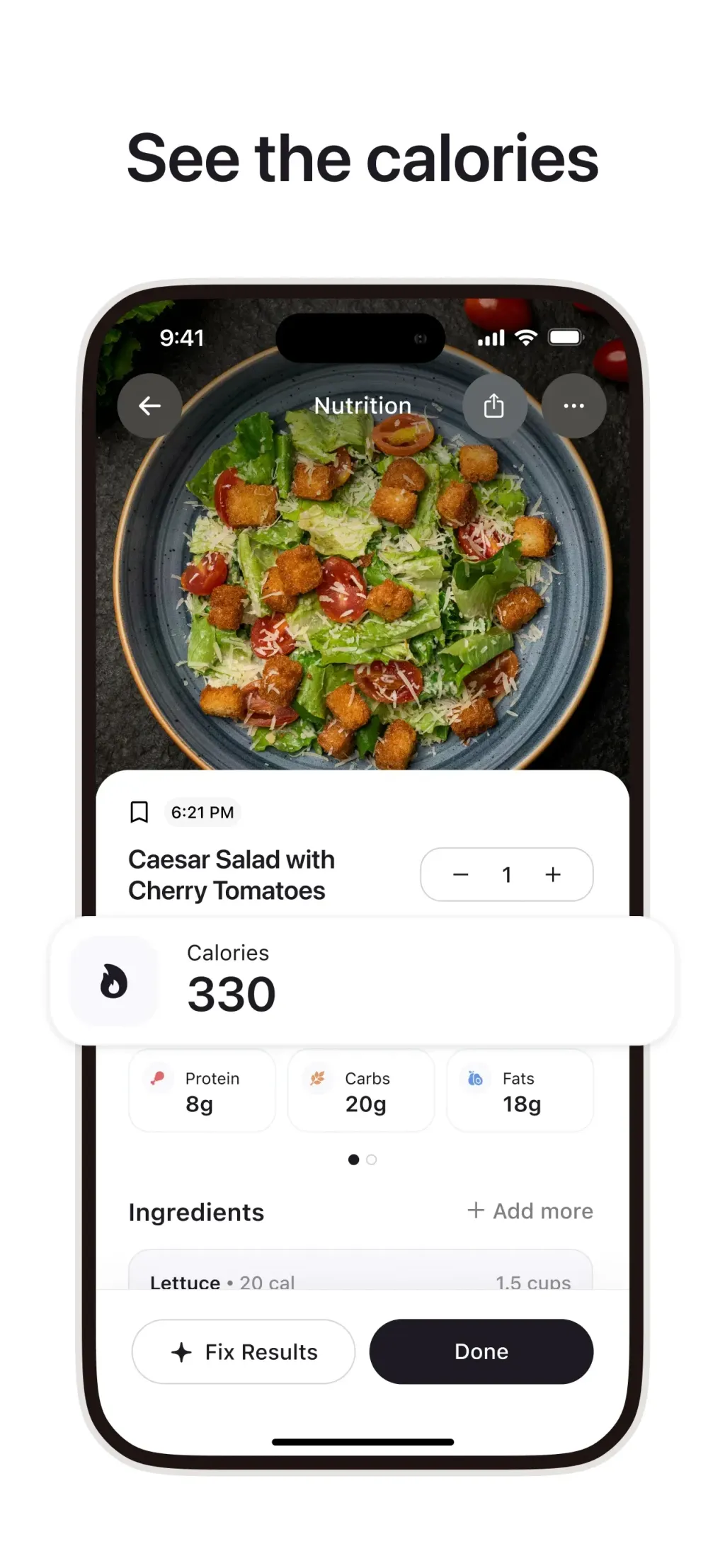 Cal AI - Calorie Tracker App Store screenshot 3