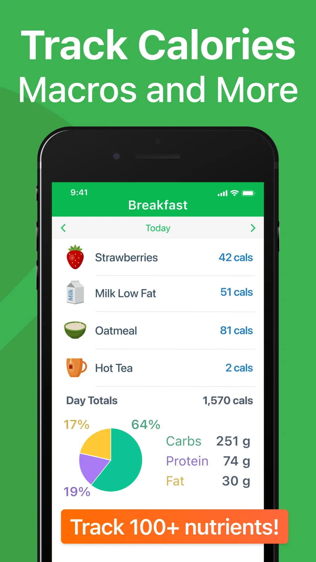 Calorie Counter PRO MyNetDiary App Store screenshot 2