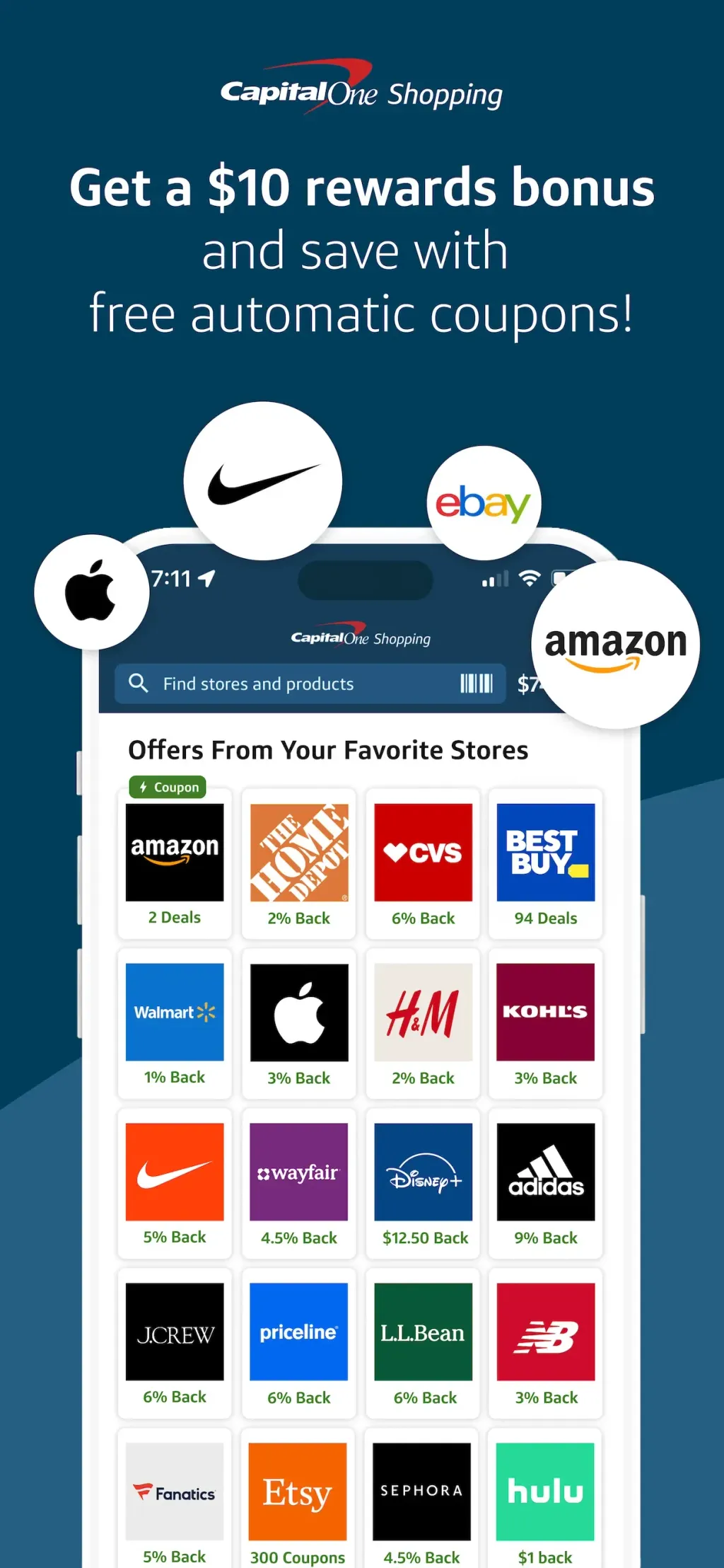 Capital One Shopping: Save Now App Store screenshot 1