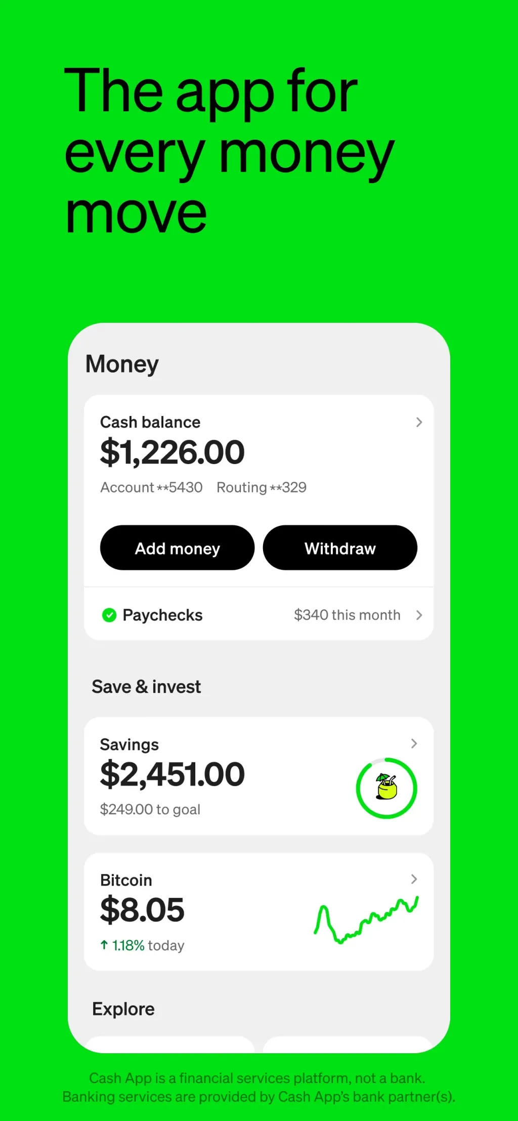 Cash App screenshot 1