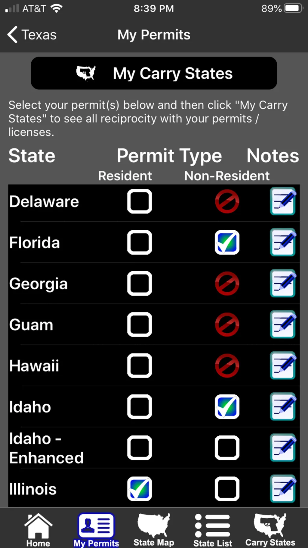 CCW – Concealed Carry 50 State App Store screenshot 3