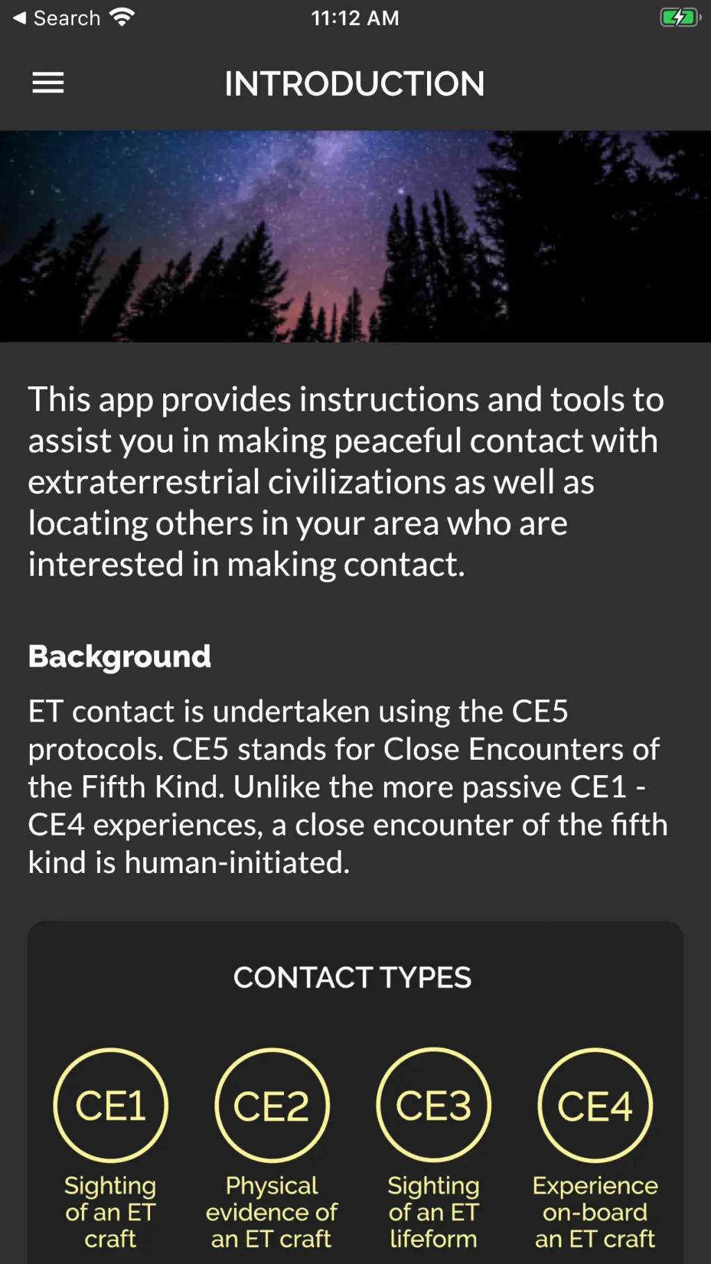 CE5 Contact App Store screenshot 1