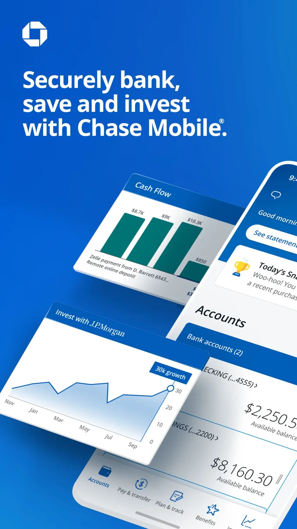 Chase Mobile®: Bank & Invest screenshot 1
