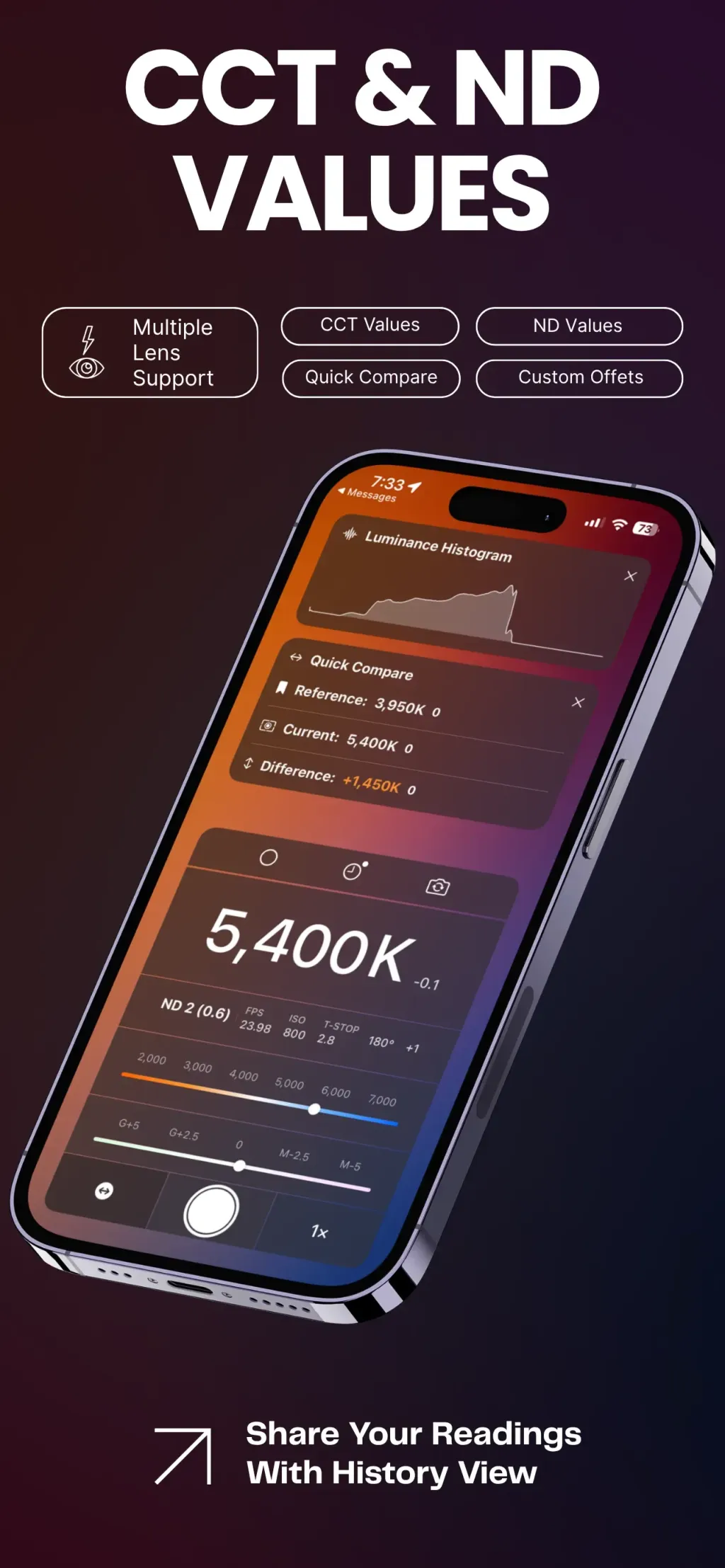 CineTemp App Store screenshot 1