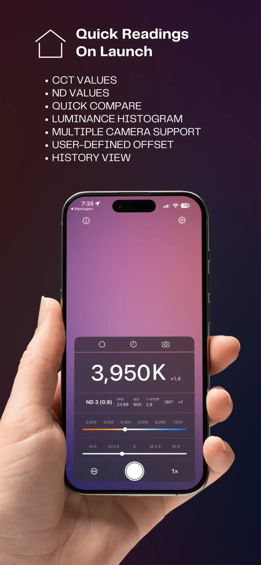 CineTemp App Store screenshot 2