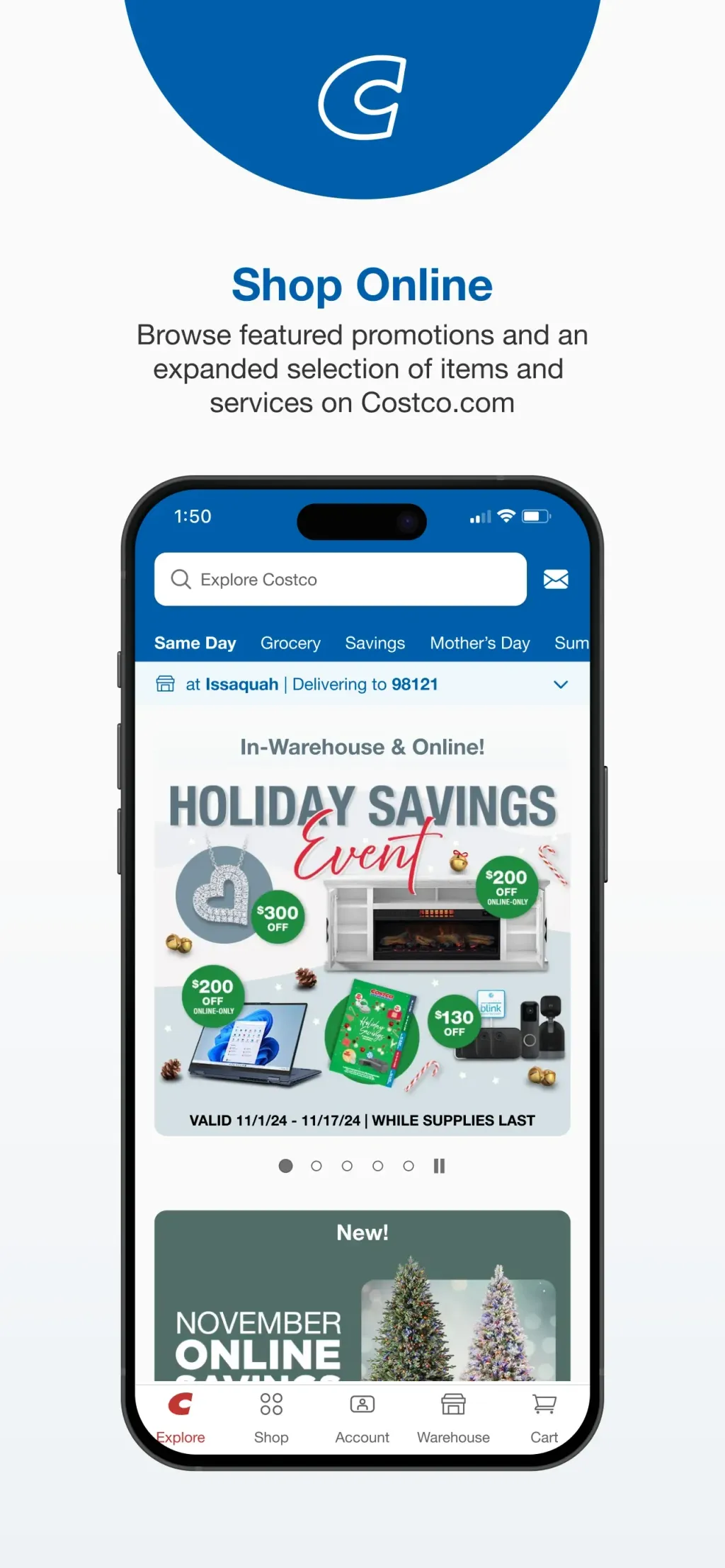 Costco screenshot 1