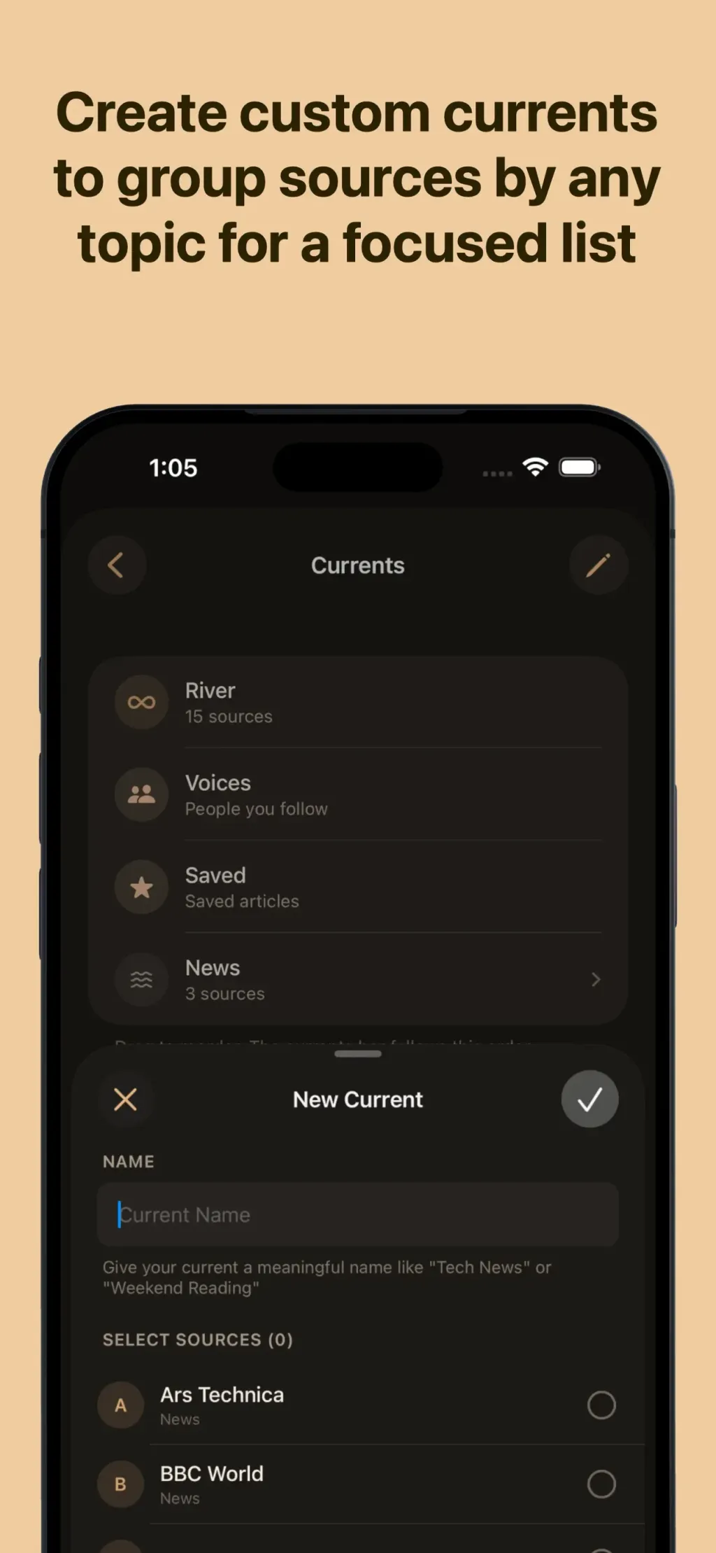 Current Reader App Store screenshot 1