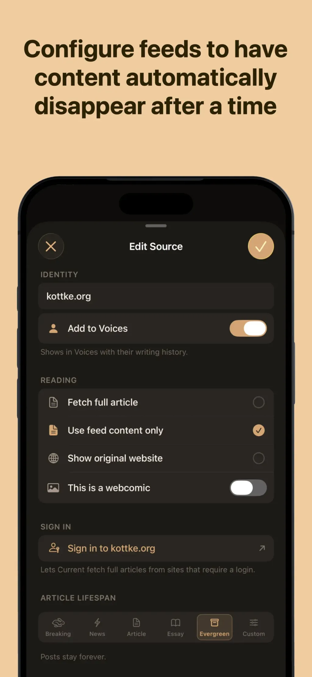 Current Reader App Store screenshot 6