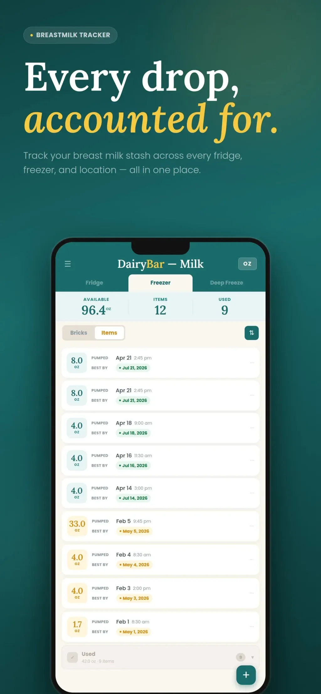 DairyBar App Store screenshot 1
