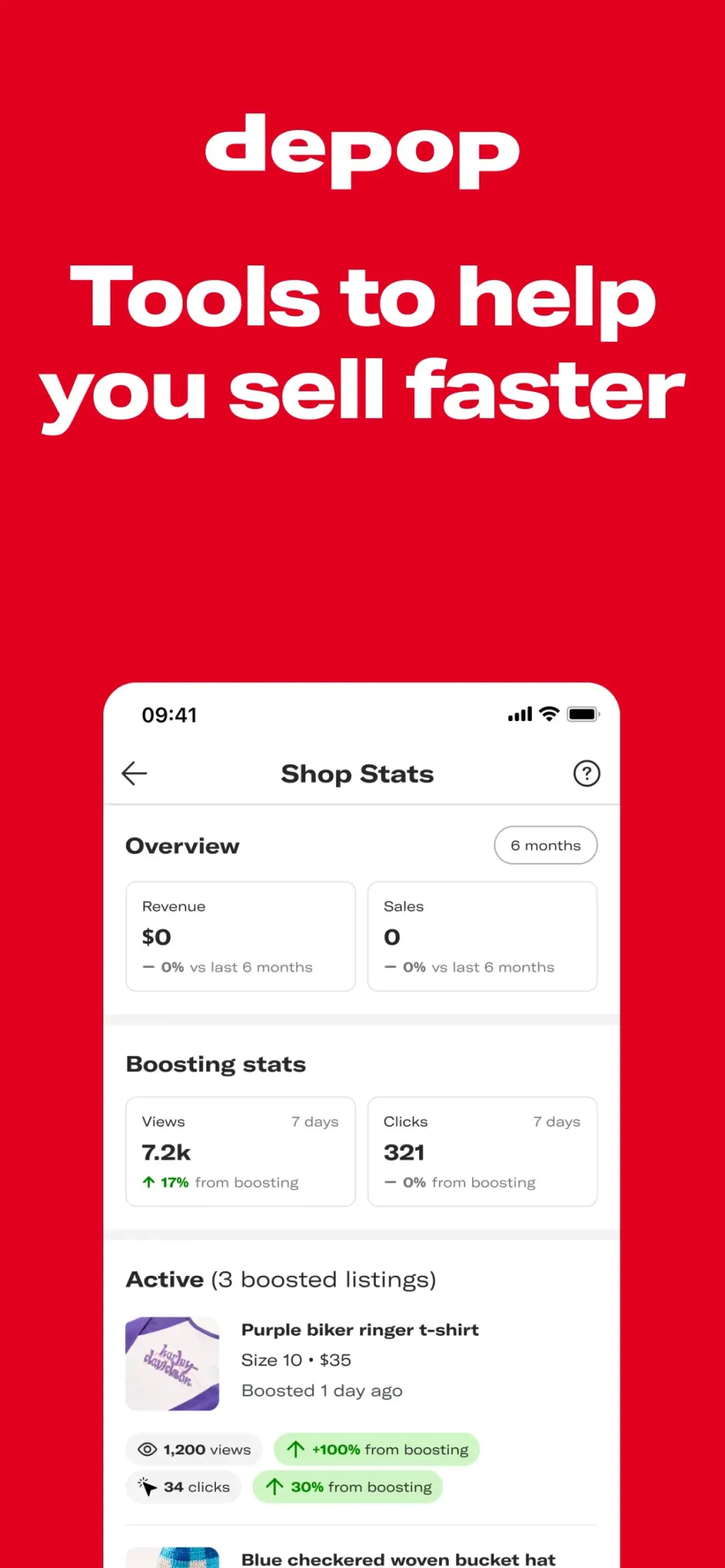 Depop - Buy & Sell Clothes App Store screenshot 4