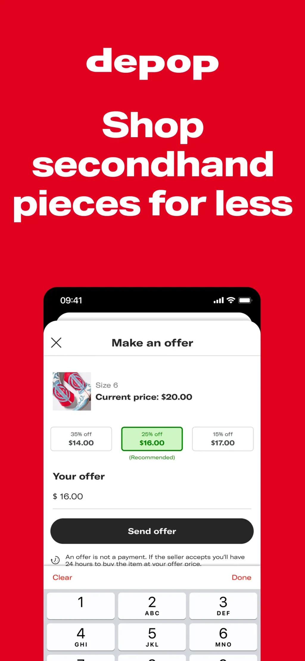 Depop - Buy & Sell Clothes App Store screenshot 6