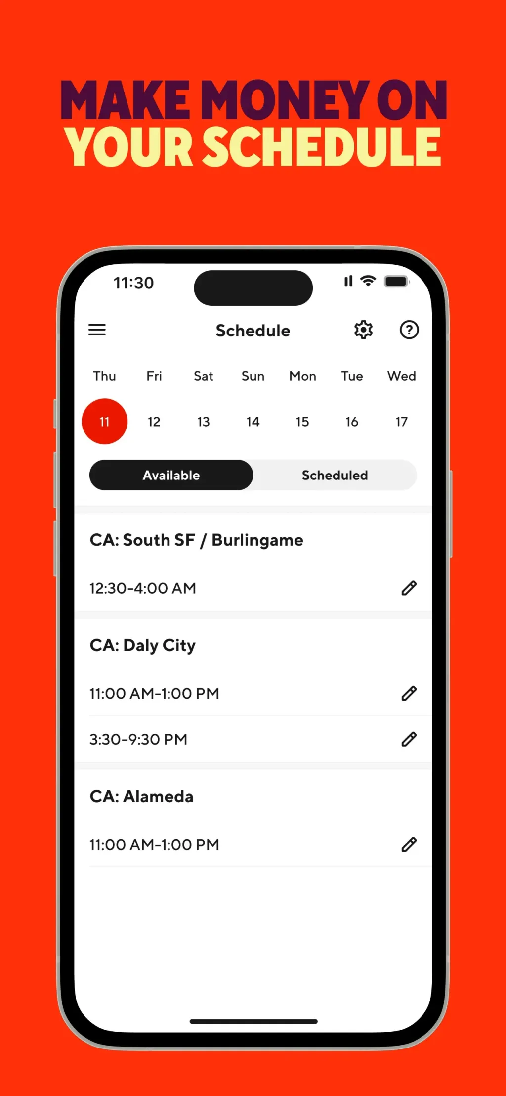 DoorDash - Dasher App Store screenshot 3