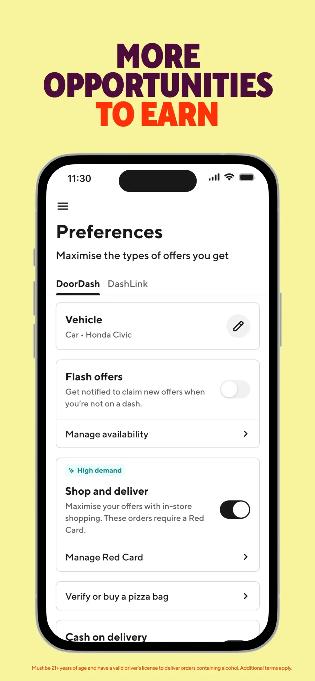 DoorDash - Dasher App Store screenshot 4