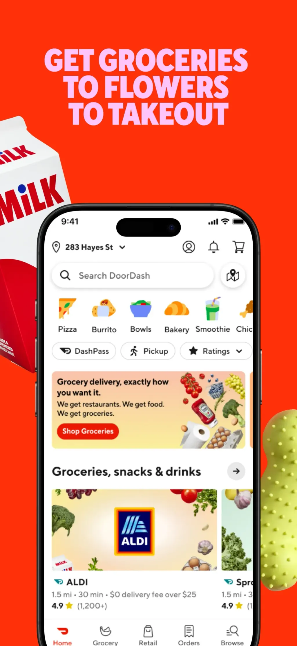 DoorDash: Food, Grocery, More screenshot 1
