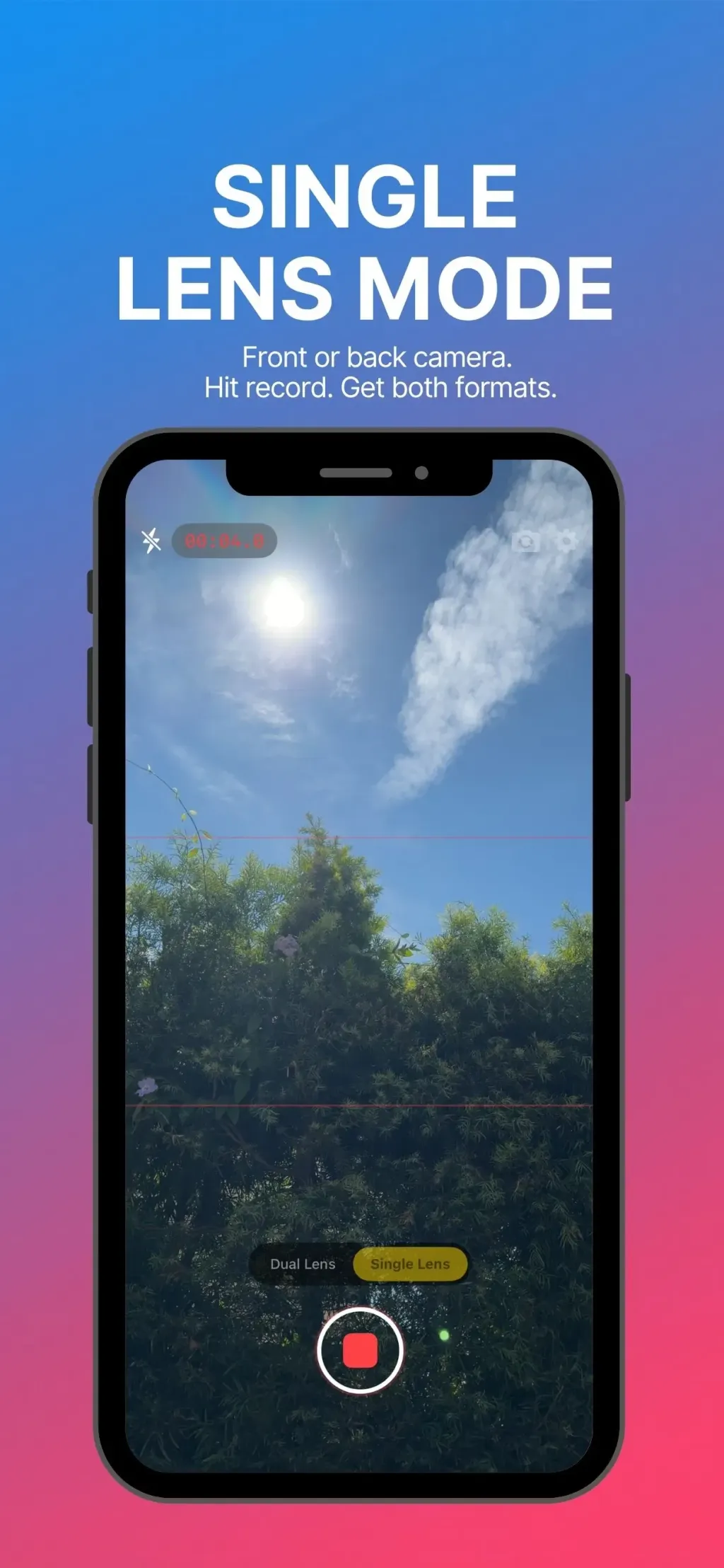 DualShot Recorder App Store screenshot 2