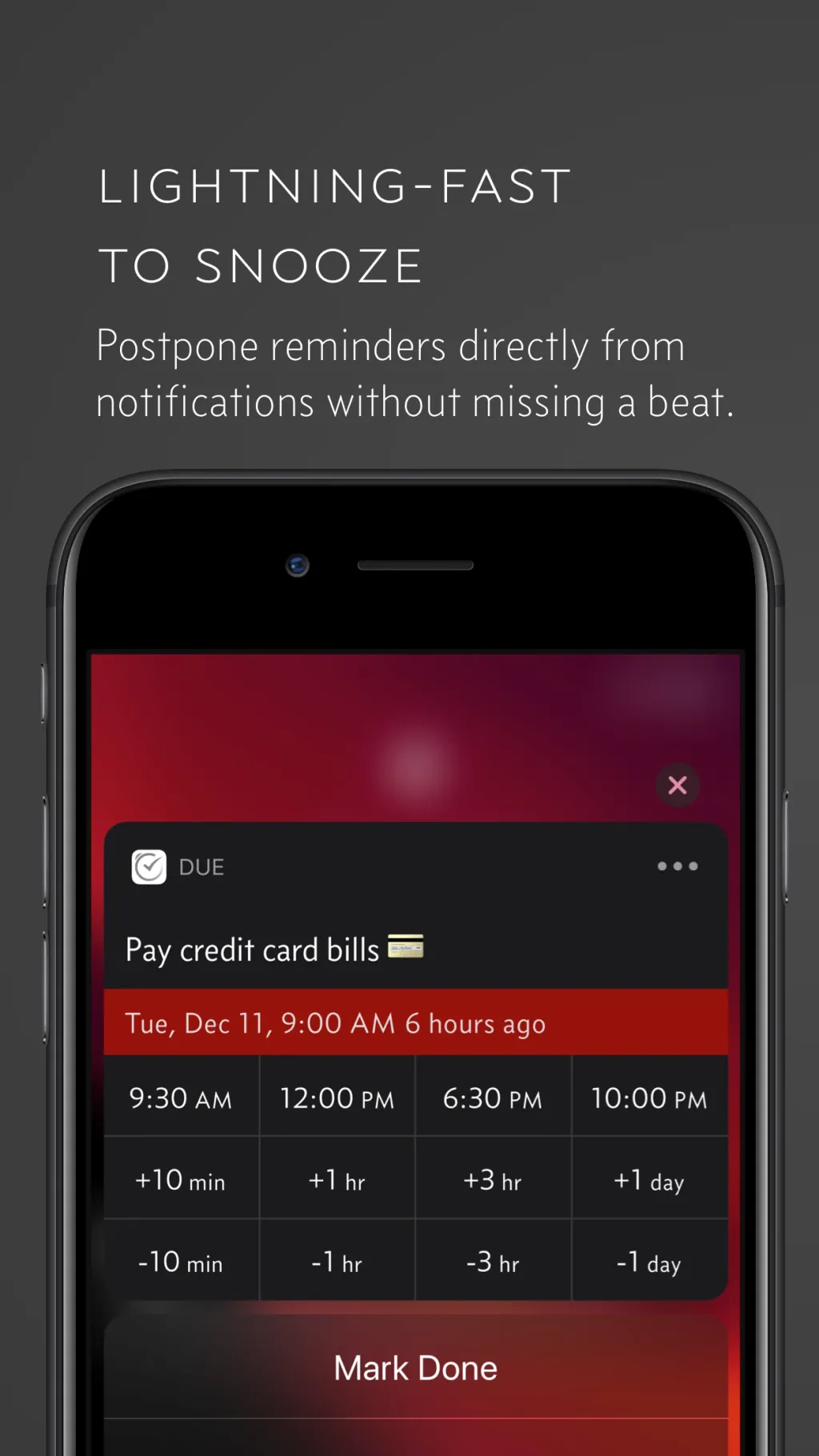 Due - Reminders & Timers App Store screenshot 5