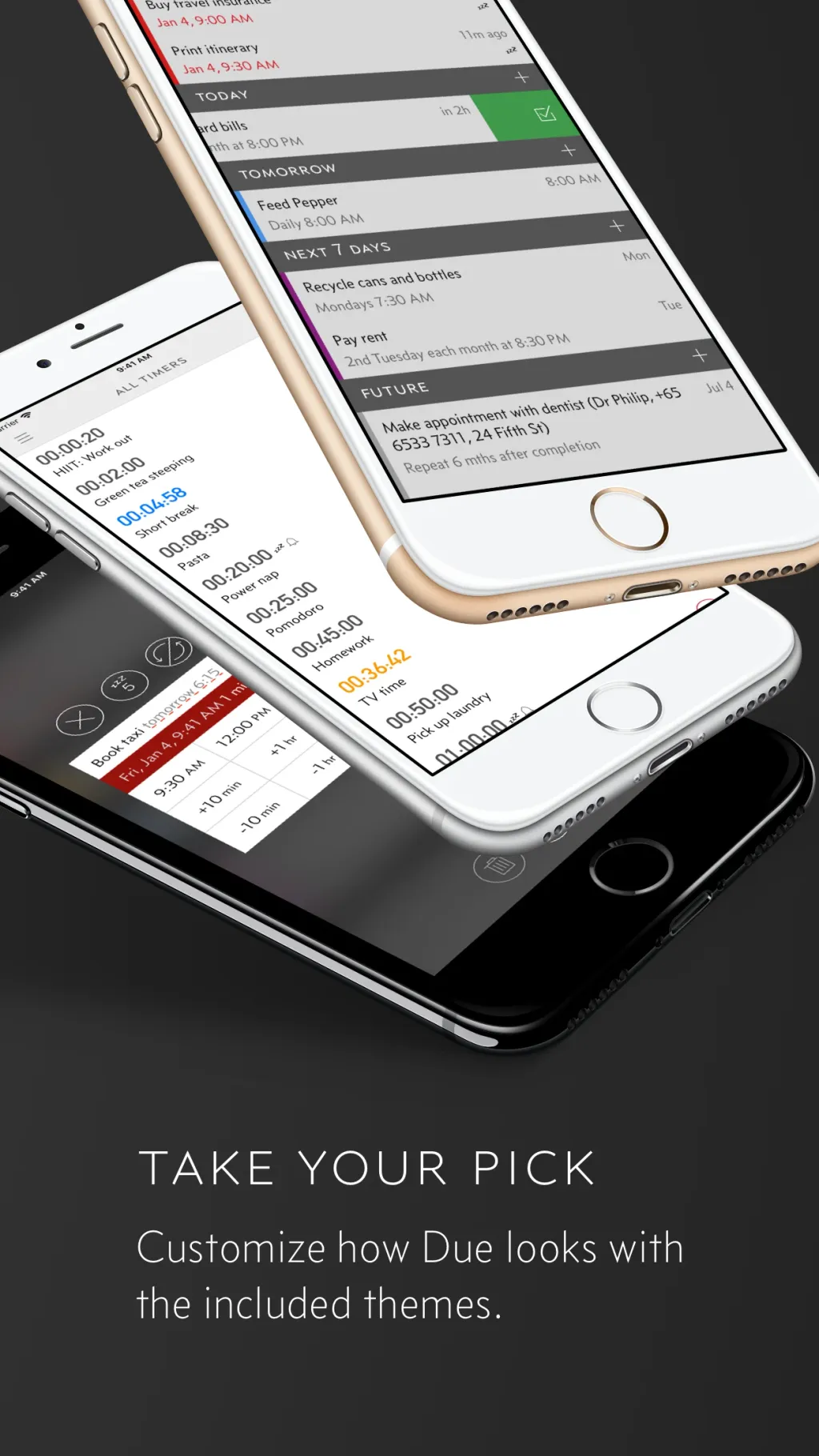 Due - Reminders & Timers App Store screenshot 8