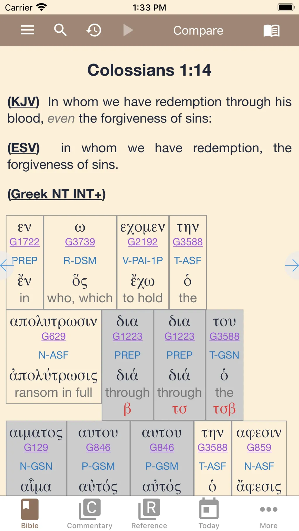 e-Sword LT: Bible Study to Go App Store screenshot 4