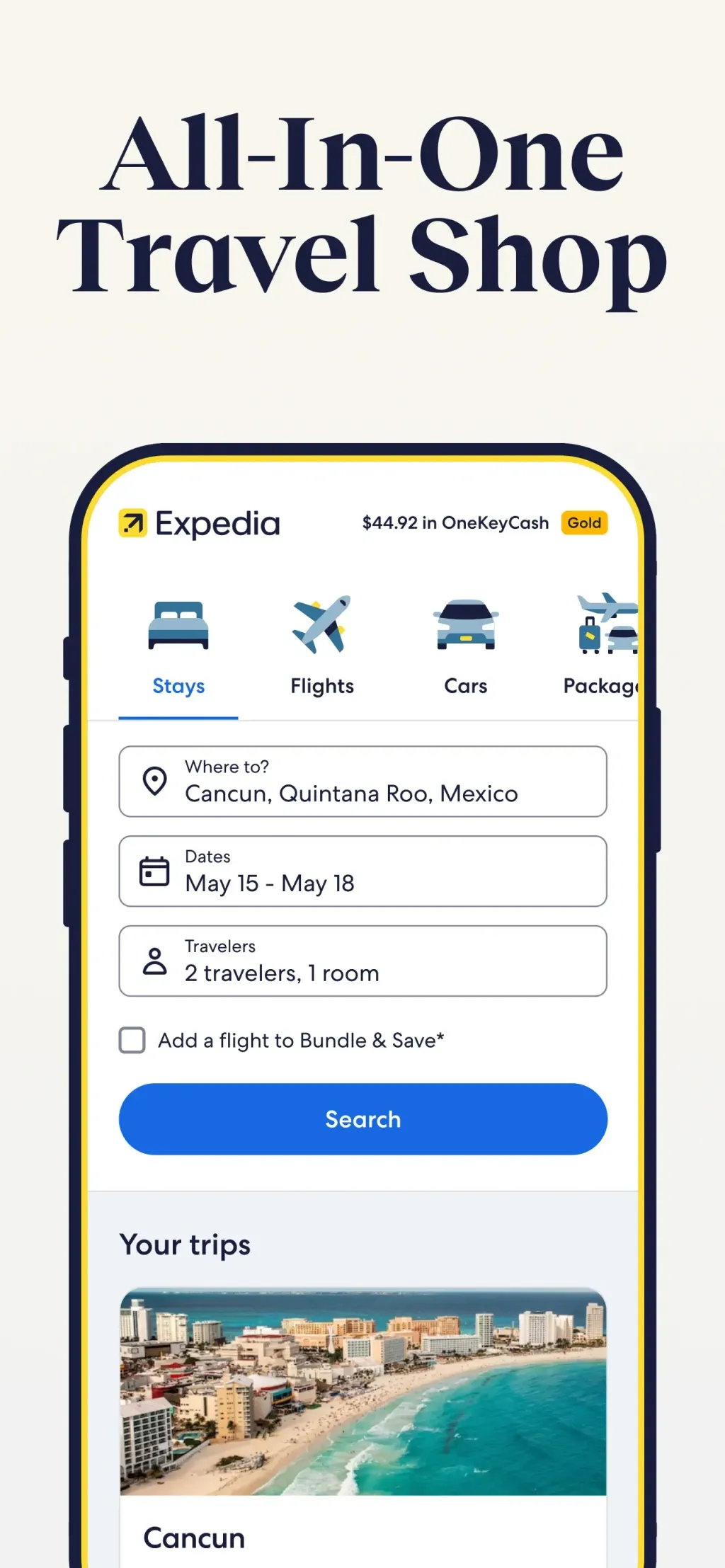 Expedia: Hotels, Flights, Cars screenshot 1