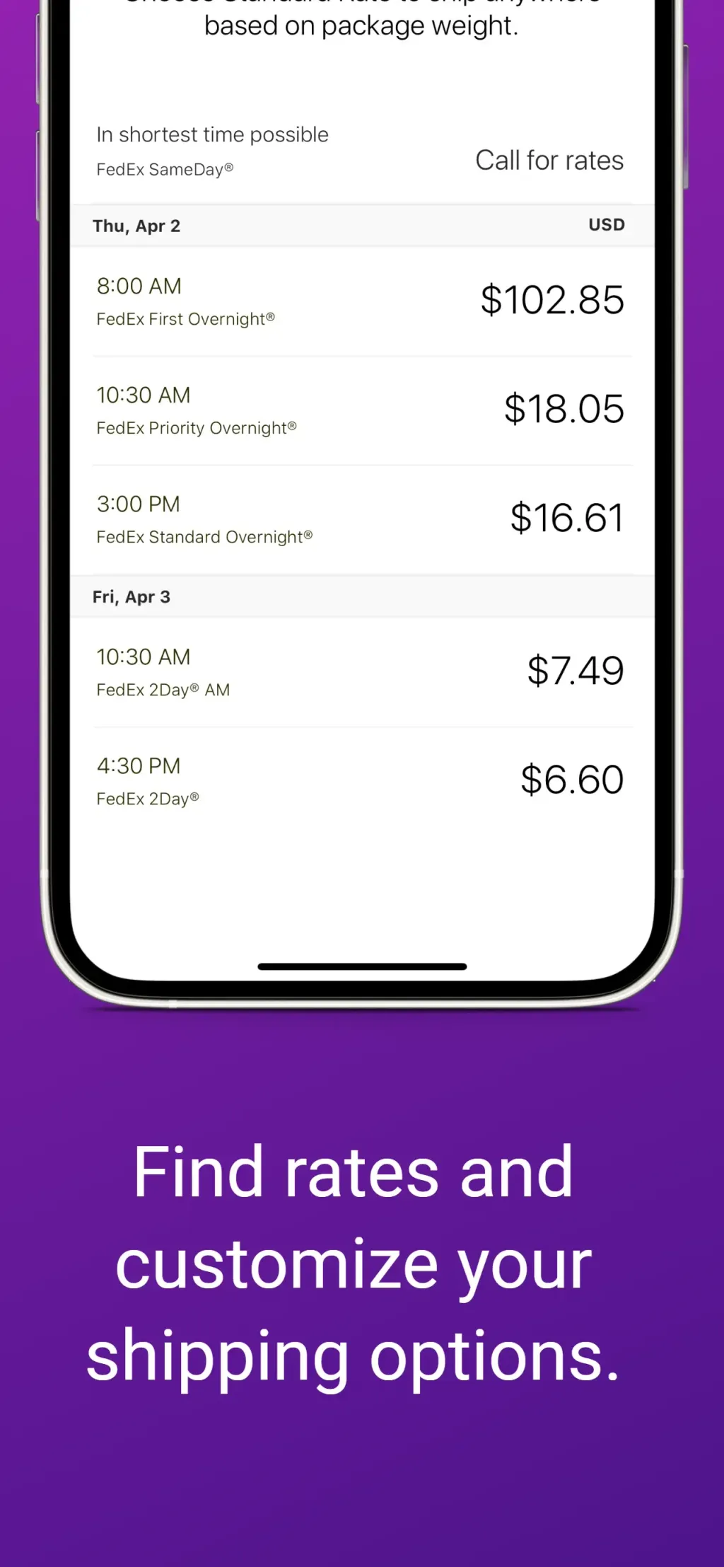 FedEx Mobile App Store screenshot 6
