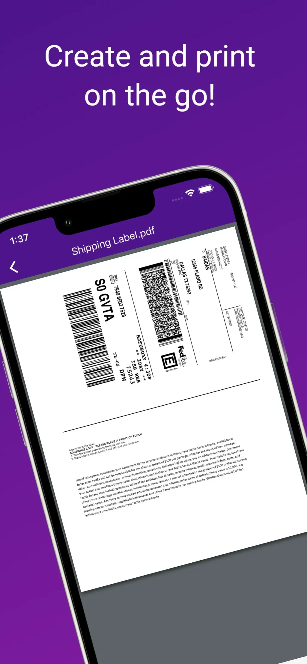 FedEx Mobile App Store screenshot 7