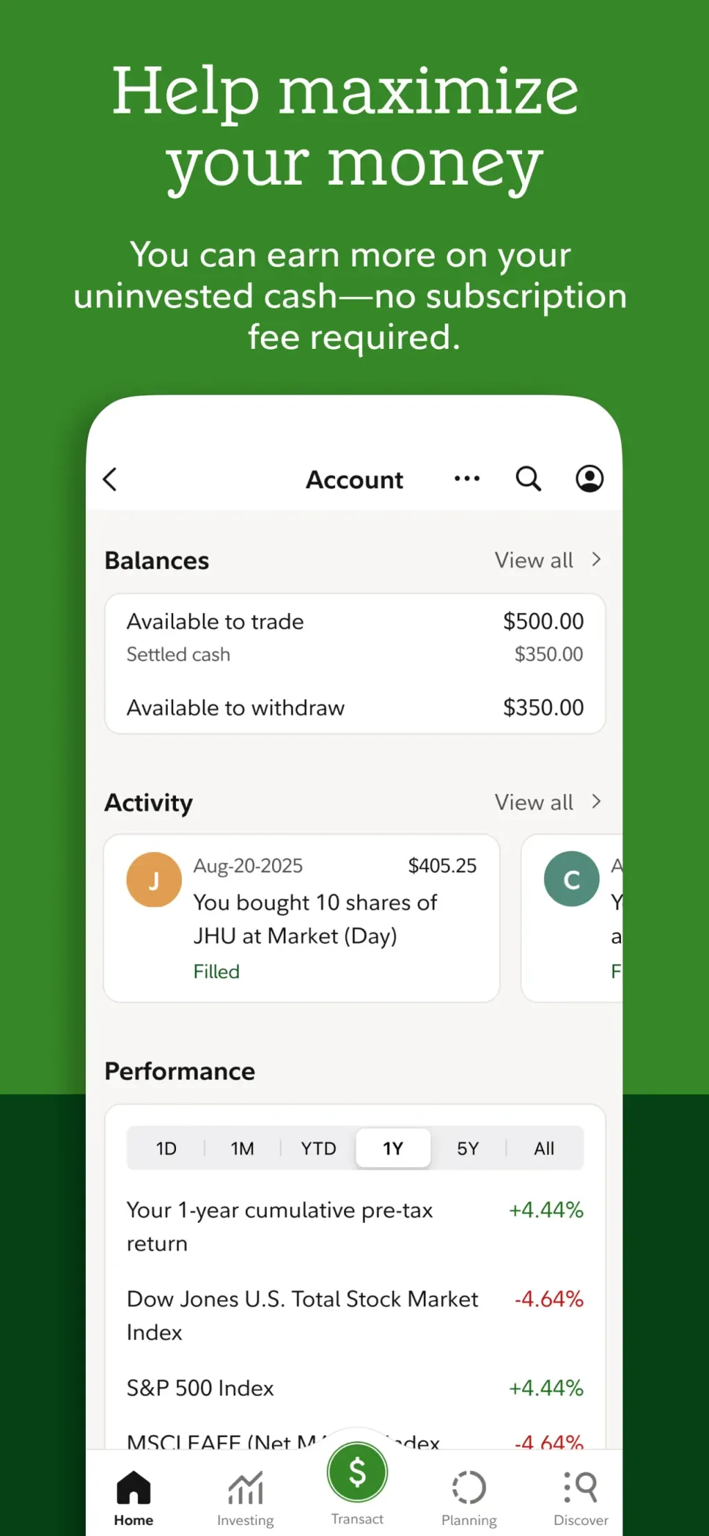 Fidelity Investments App Store screenshot 4