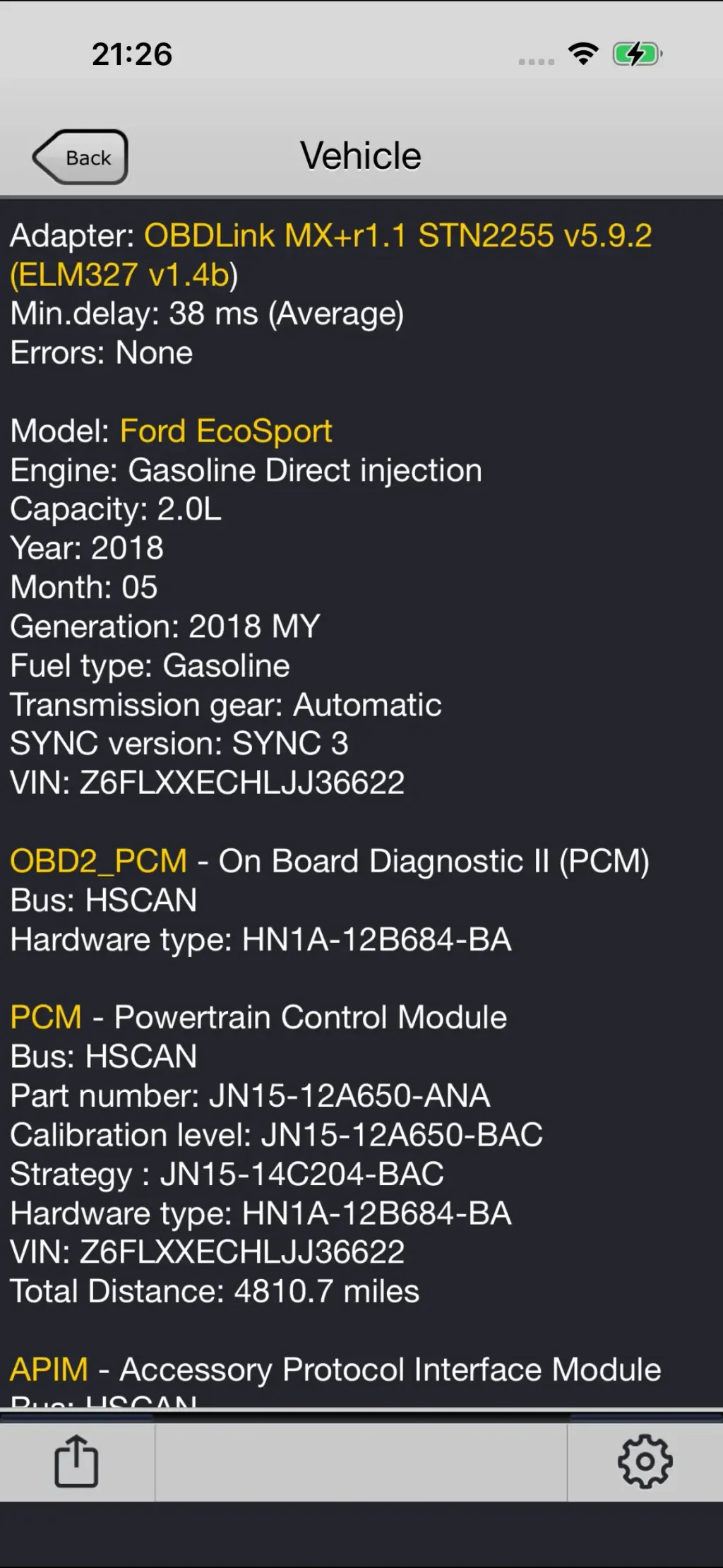 FORScan Lite - for Ford, Mazda App Store screenshot 2