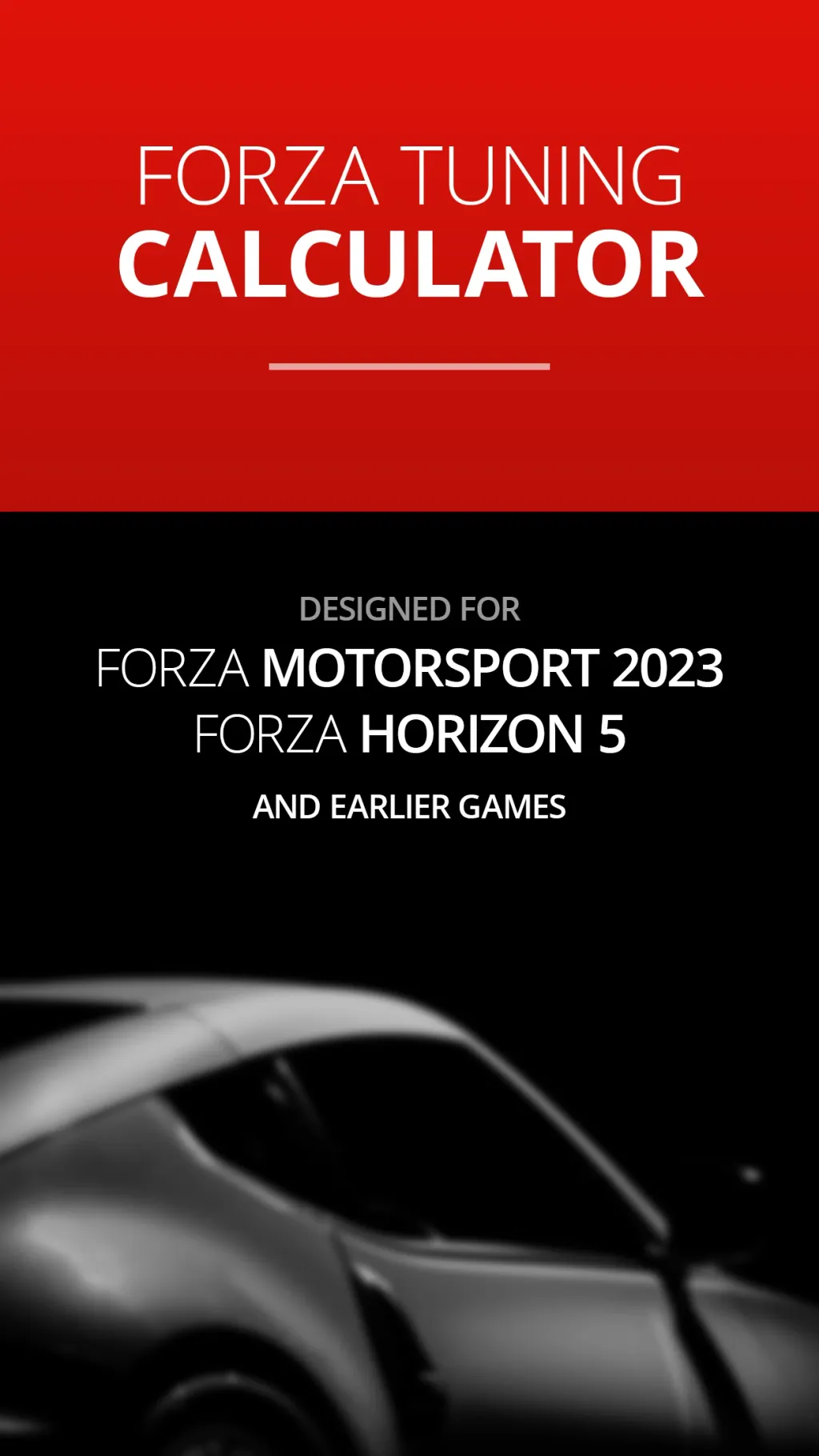ForzaTune Pro App Store screenshot 1