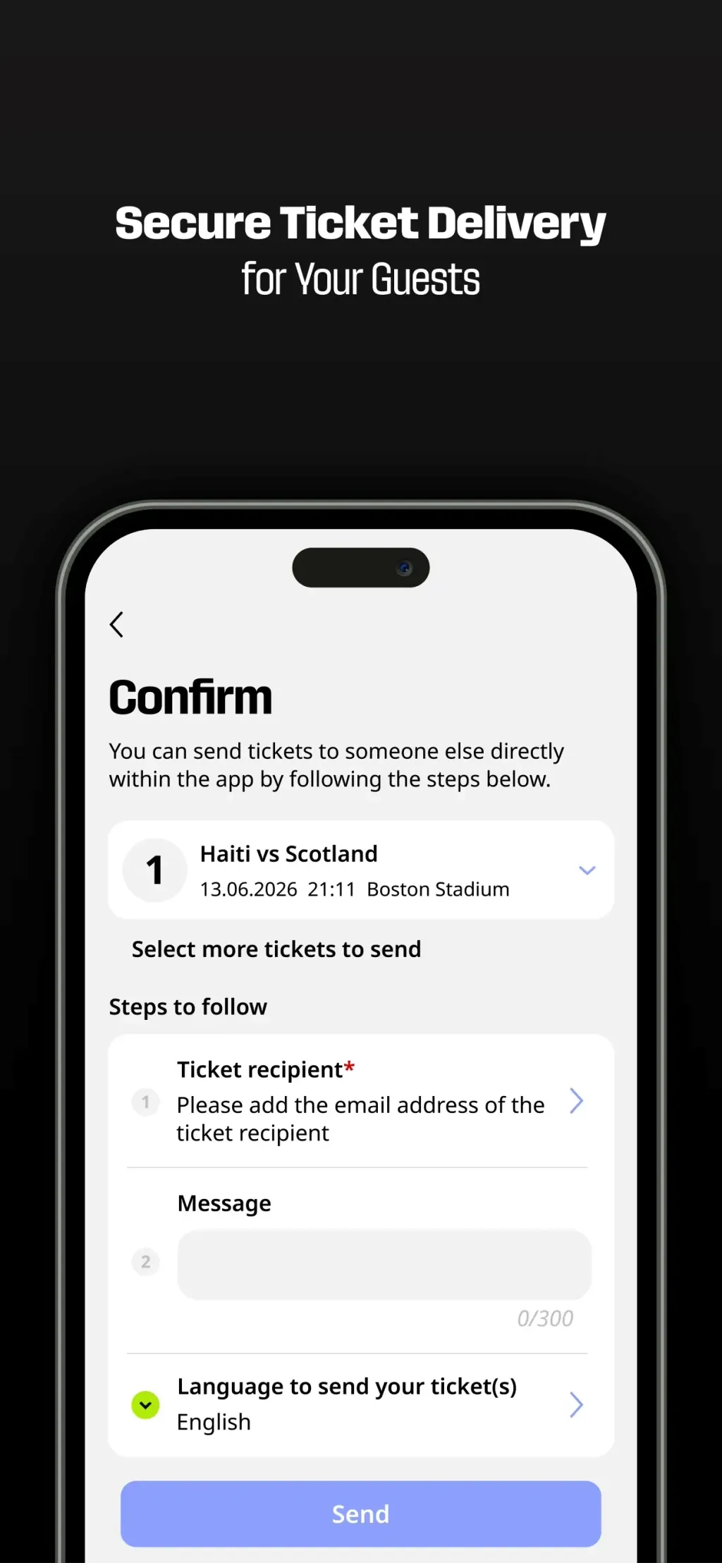FWC2026 Mobile Tickets App Store screenshot 5