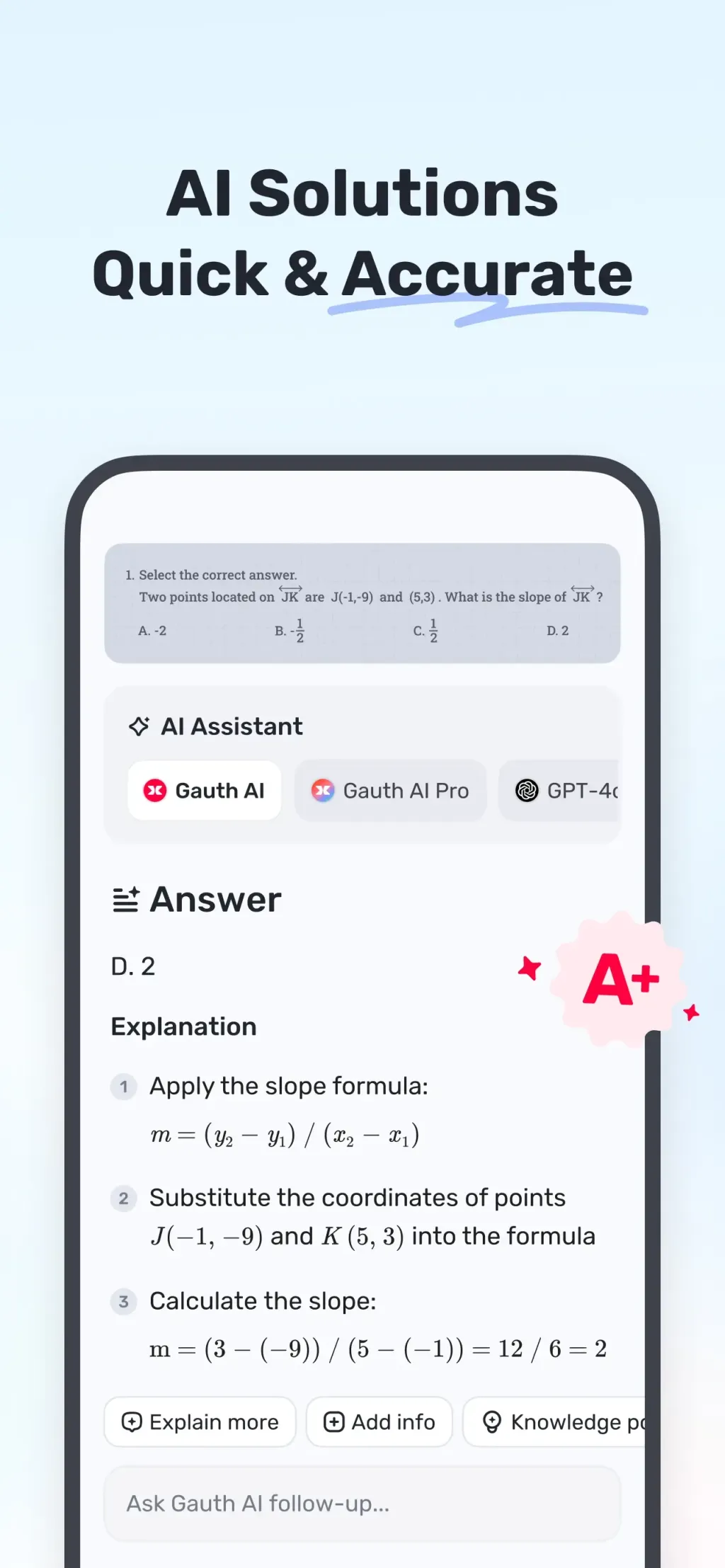 Gauth: AI Study Companion screenshot 1