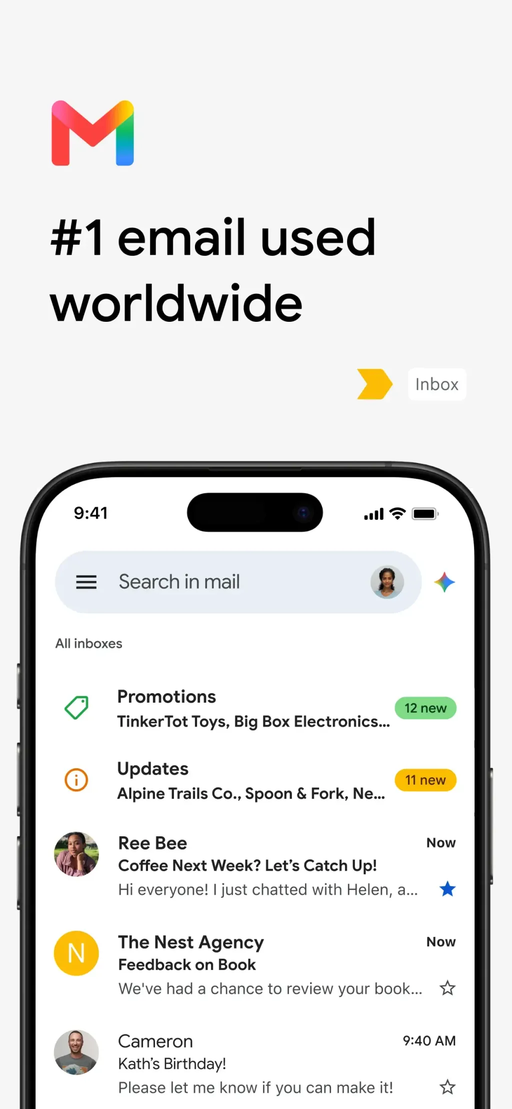 Gmail - Email by Google screenshot 1