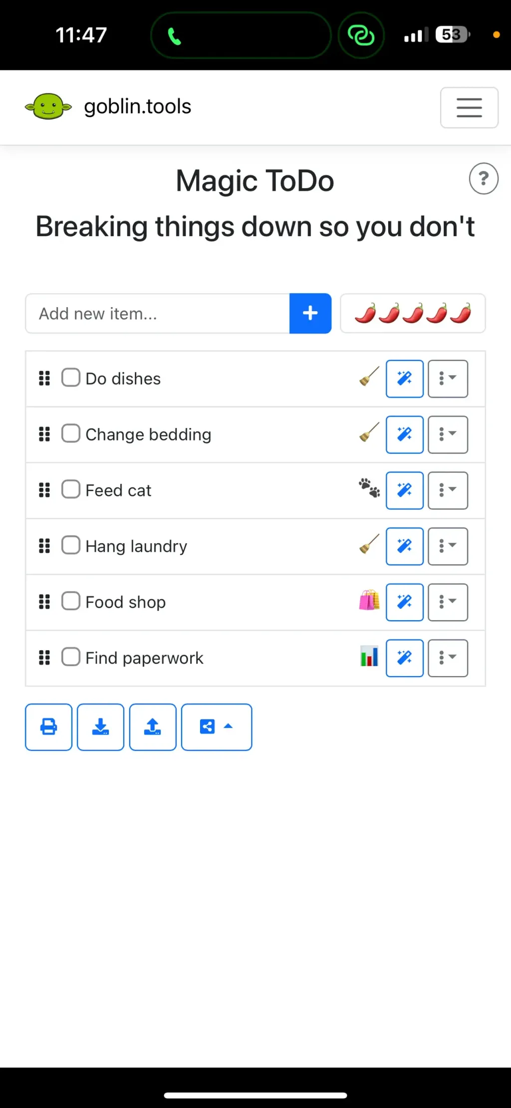 Goblin Tools App Store screenshot 4