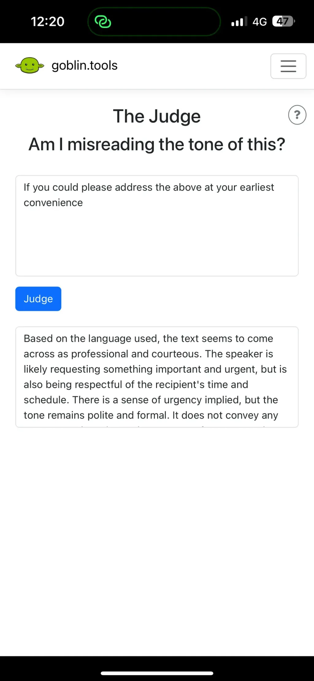 Goblin Tools App Store screenshot 8