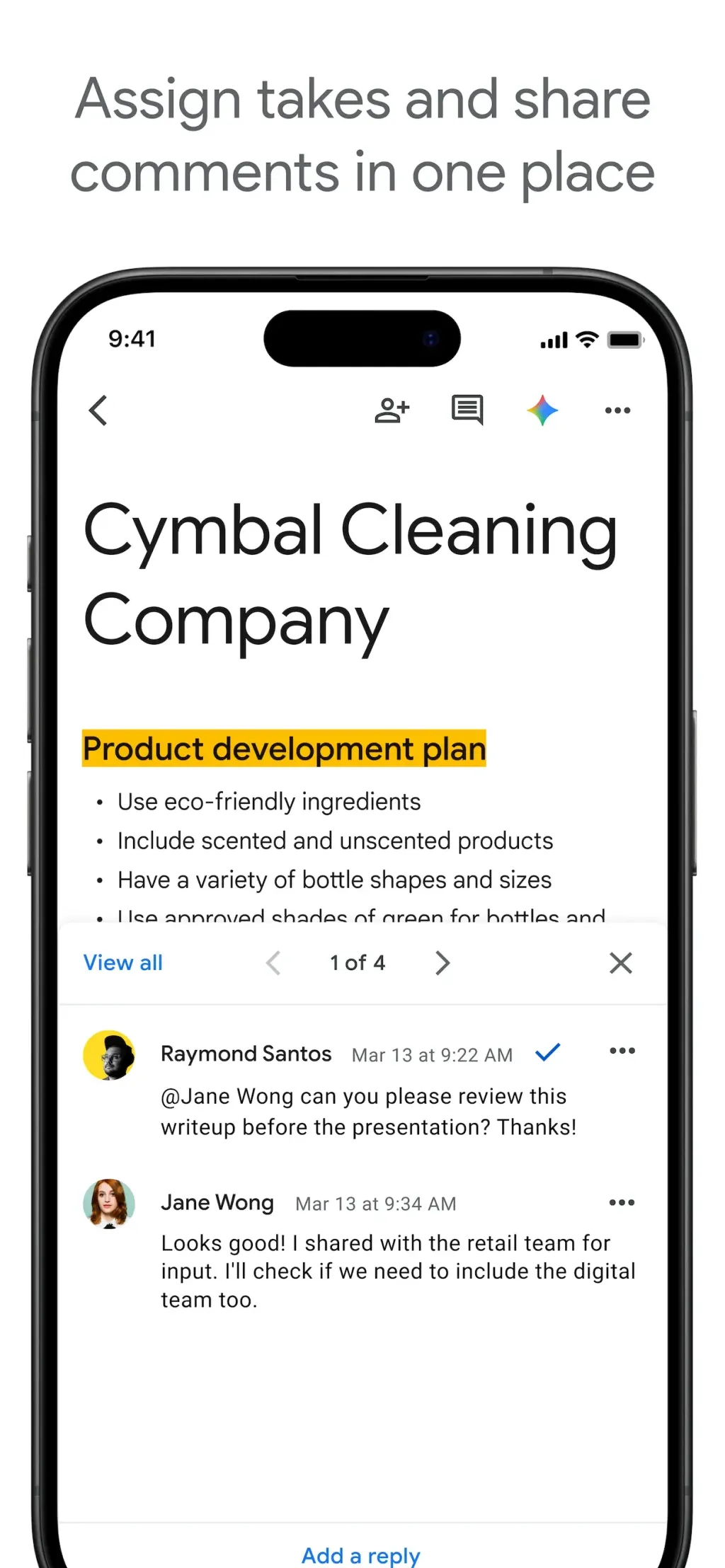 Google Docs App Store screenshot 3