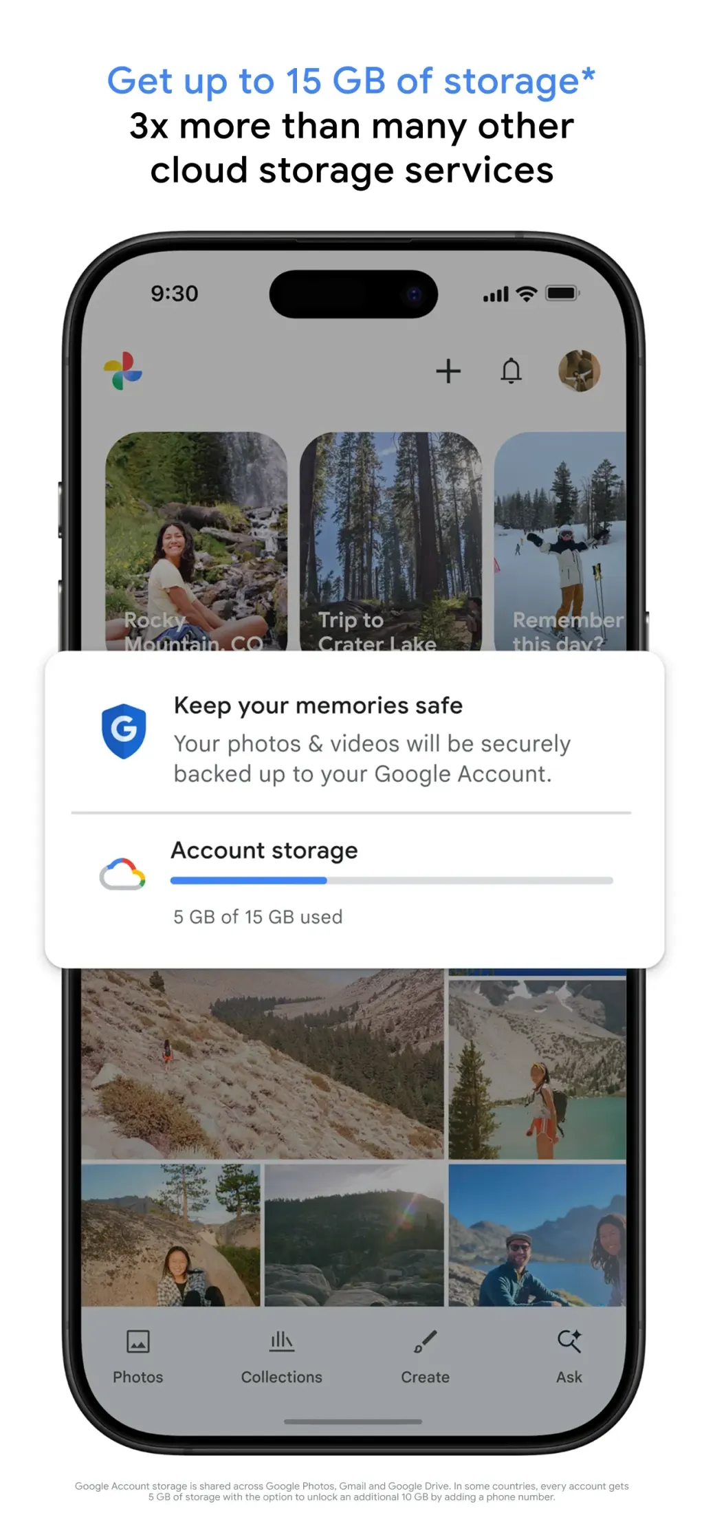 Google Photos: Backup & Edit App Store screenshot 1